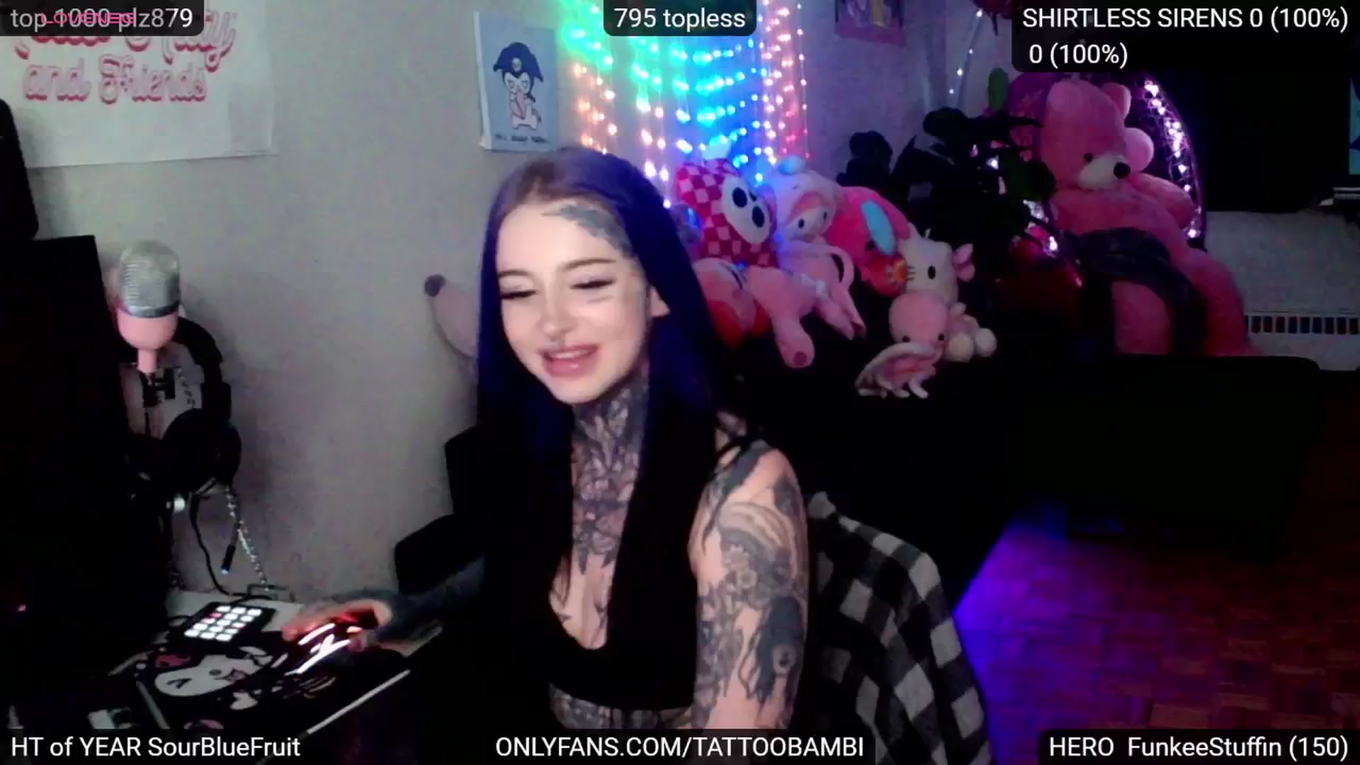 Gallery image thumbnail from Tattoobambi's myfreecams stream on, 11/23/2024, 23:14 image 13 of 20