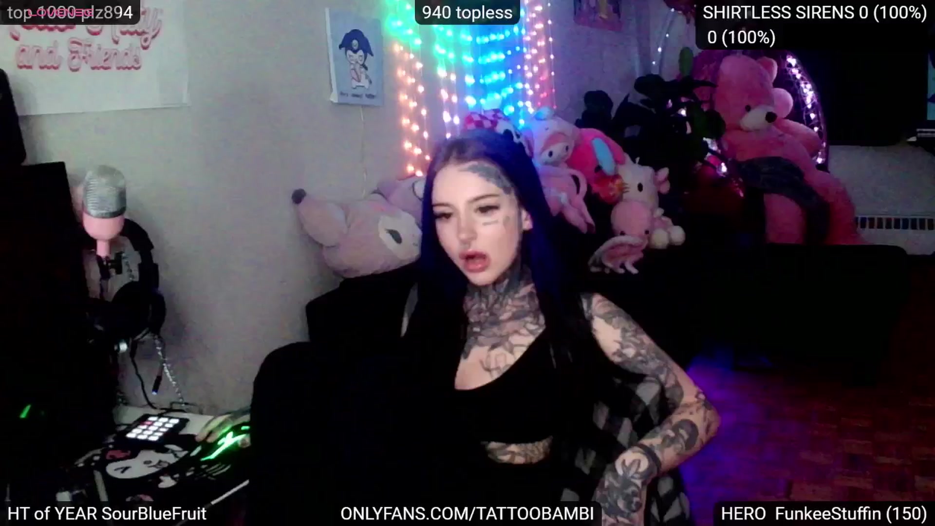 Gallery image thumbnail from Tattoobambi's myfreecams stream on, 11/23/2024, 23:14 image 8 of 20