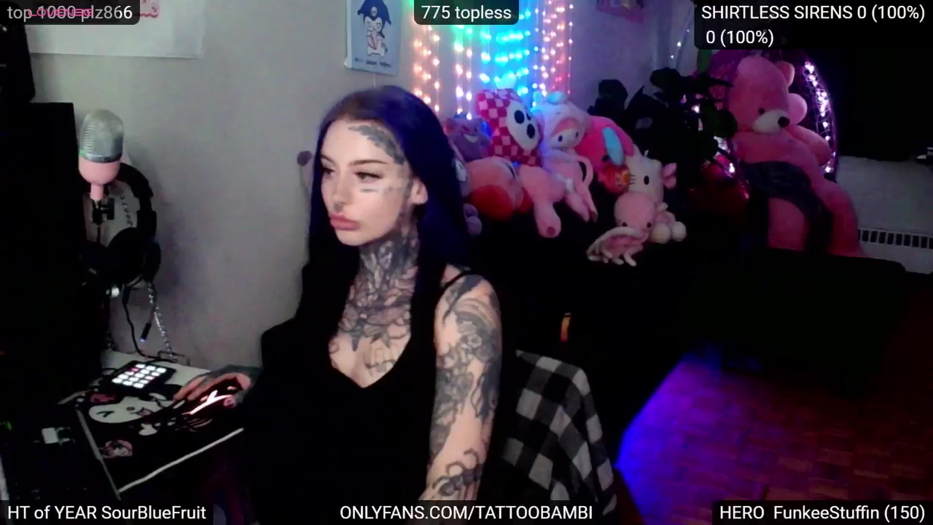Gallery image thumbnail from Tattoobambi's myfreecams stream on, 11/23/2024, 23:14 image 17 of 20