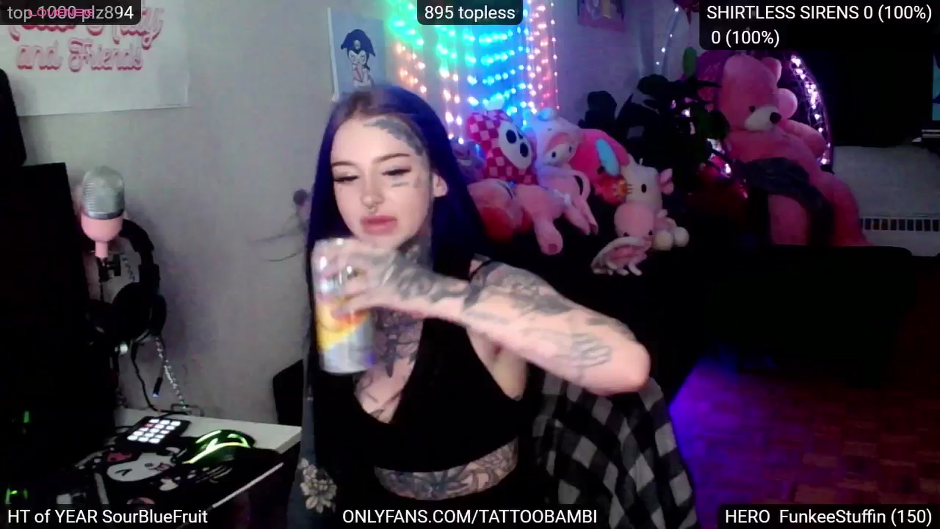 Gallery image thumbnail from Tattoobambi's myfreecams stream on, 11/23/2024, 23:14 image 11 of 20