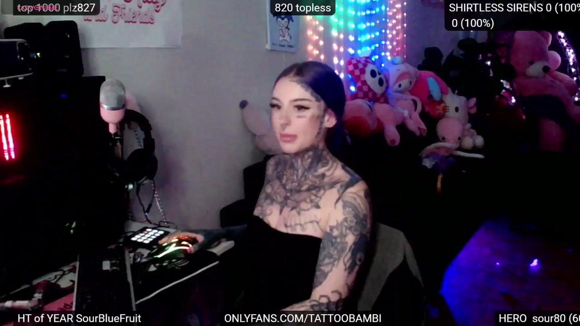 Gallery image thumbnail from Tattoobambi's myfreecams stream on, 11/25/2024, 24:11 image 12 of 20