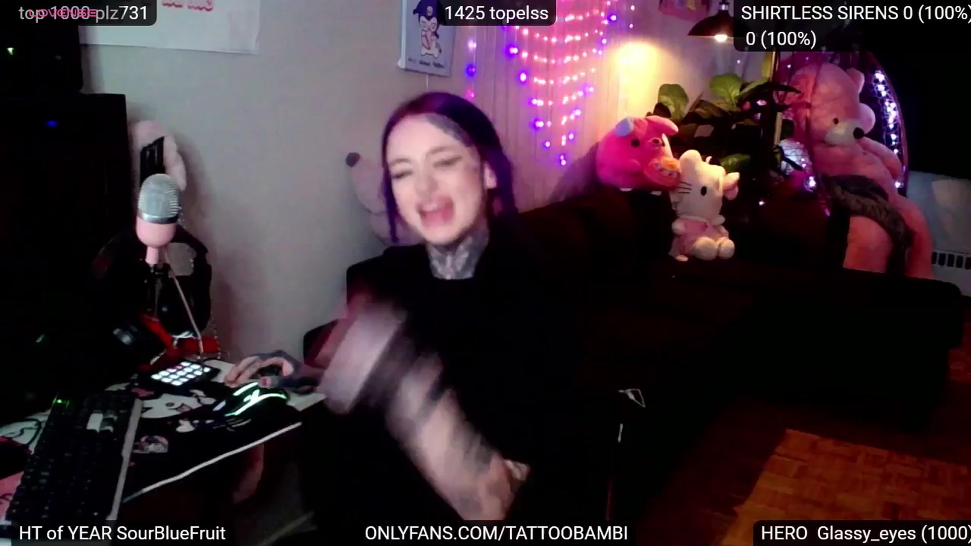 Gallery image thumbnail from Tattoobambi's myfreecams stream on, 11/28/2024, 24:42 image 9 of 20