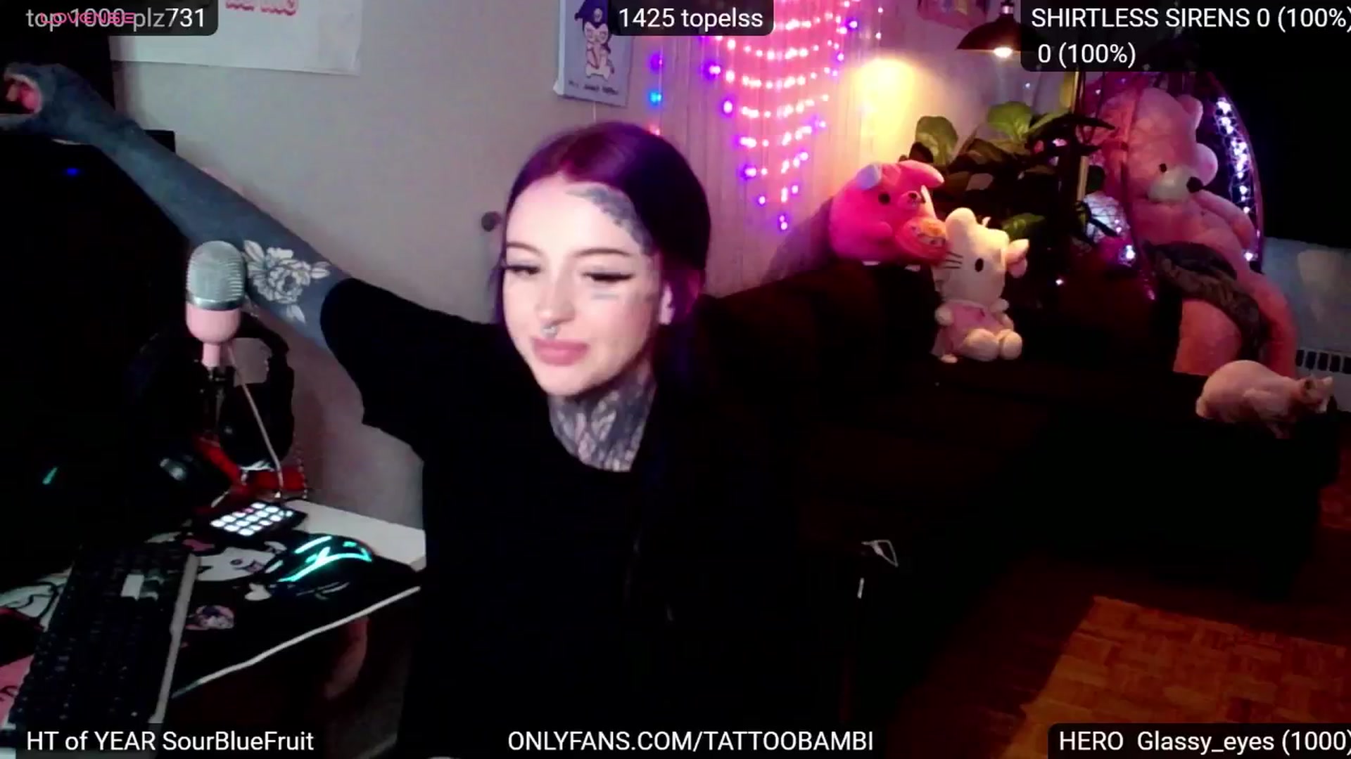 Gallery image thumbnail from Tattoobambi's myfreecams stream on, 11/28/2024, 24:42 image 10 of 20