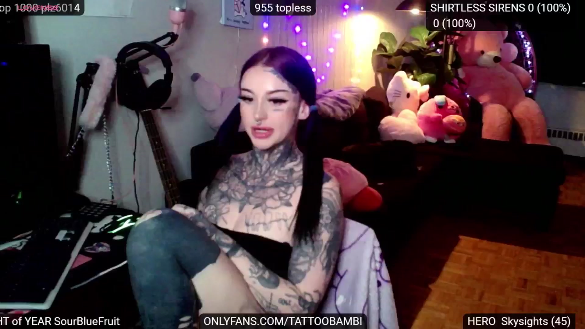 Gallery image thumbnail from Tattoobambi's myfreecams stream on, 12/04/2024, 02:25 image 15 of 20