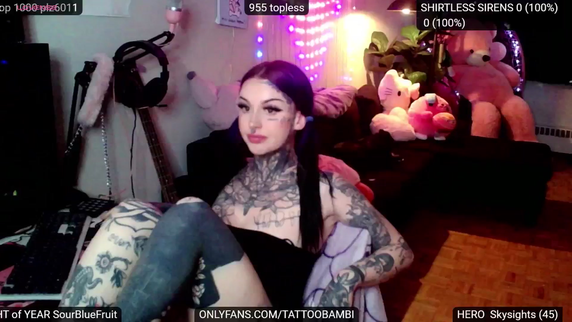 Gallery image thumbnail from Tattoobambi's myfreecams stream on, 12/04/2024, 02:25 image 19 of 20