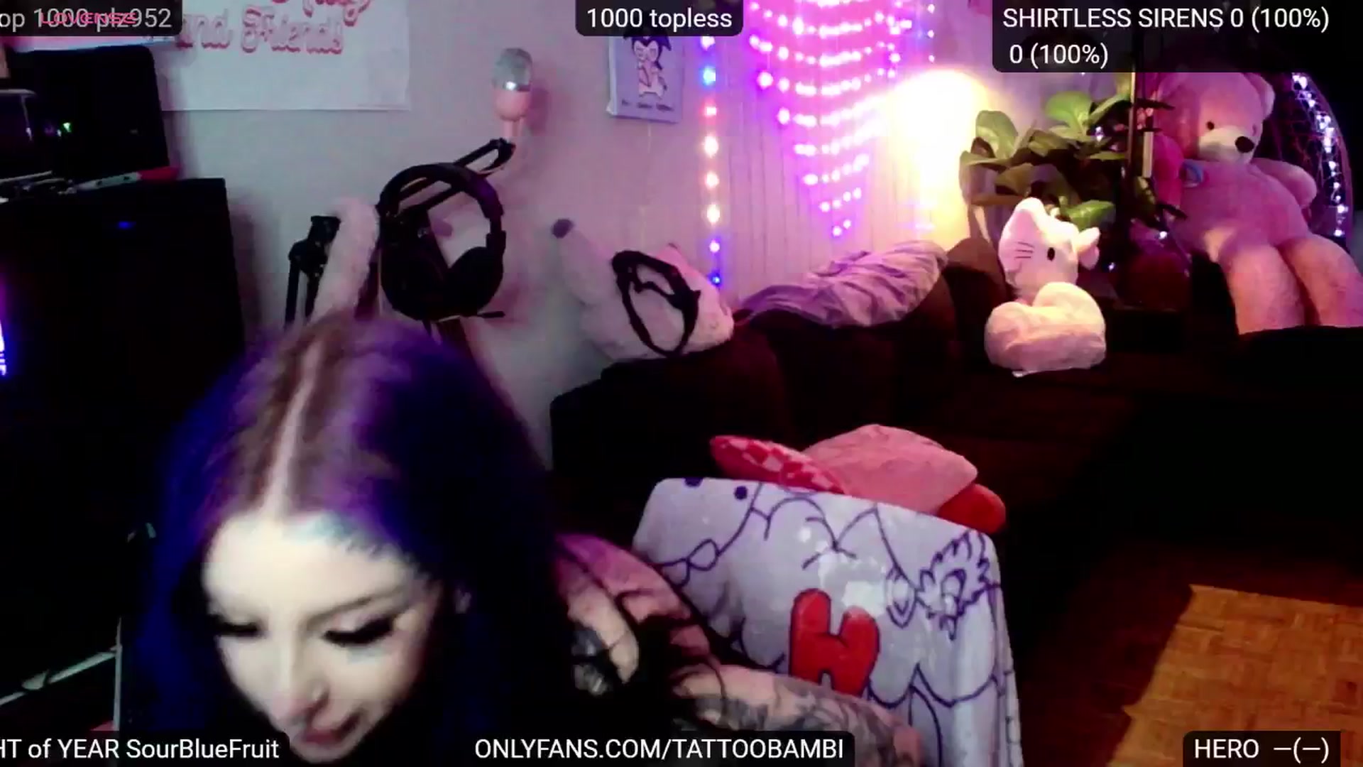 Gallery image thumbnail from Tattoobambi's myfreecams stream on, 12/05/2024, 24:00 image 12 of 20