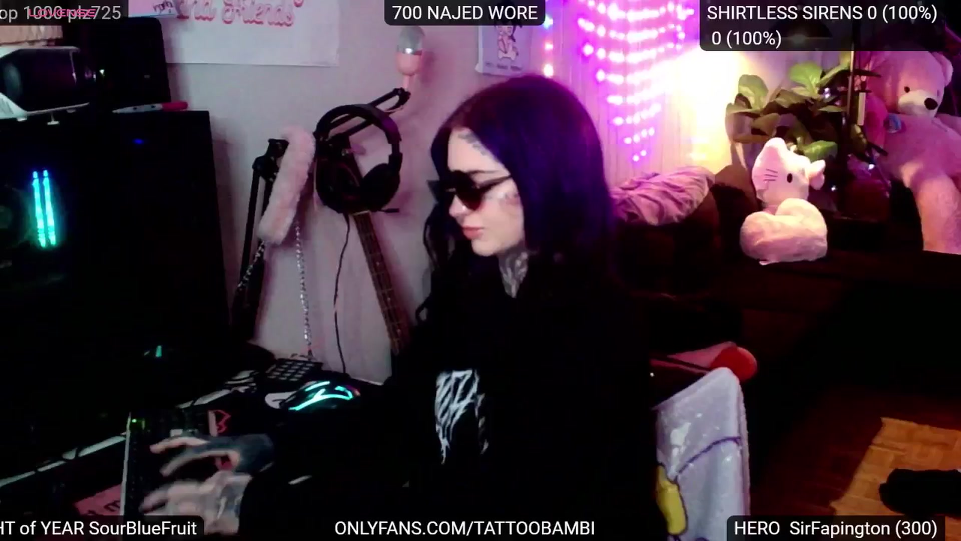 Gallery image thumbnail from Tattoobambi's myfreecams stream on, 12/05/2024, 05:36 image 10 of 20