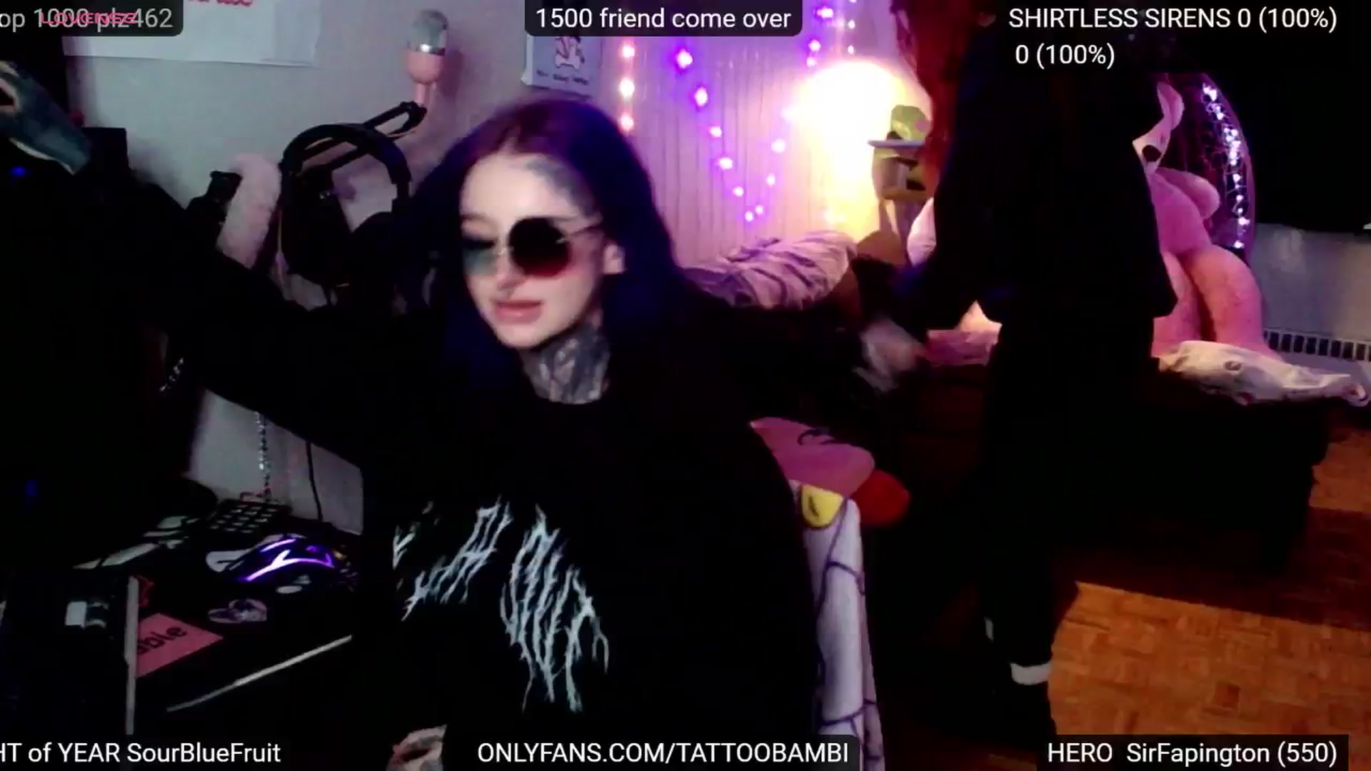 Gallery image thumbnail from Tattoobambi's myfreecams stream on, 12/05/2024, 05:36 image 16 of 20