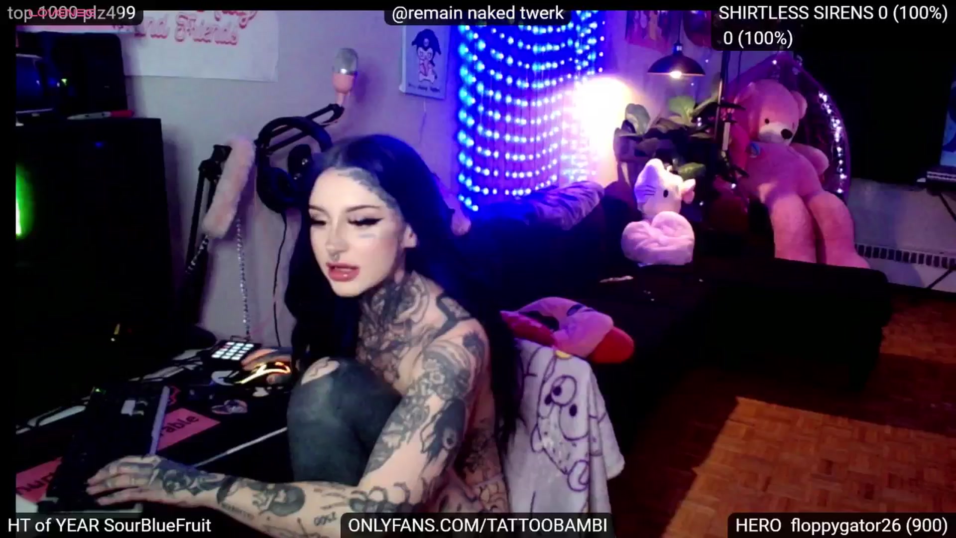 Gallery image thumbnail from Tattoobambi's myfreecams stream on, 12/07/2024, 06:02 image 12 of 20