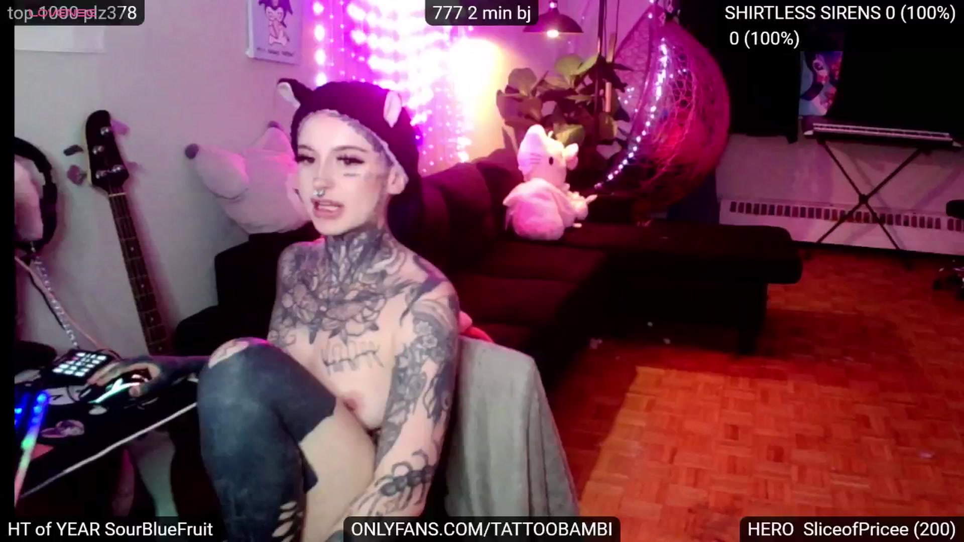 Gallery image thumbnail from Tattoobambi's myfreecams stream on, 12/12/2024, 02:17 image 11 of 20