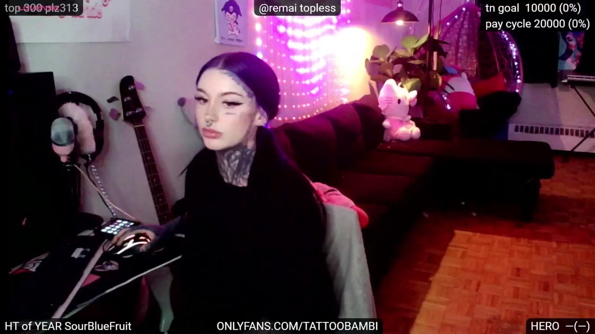 Gallery image thumbnail from Tattoobambi's myfreecams stream on, 12/14/2024, 04:31 image 2 of 20