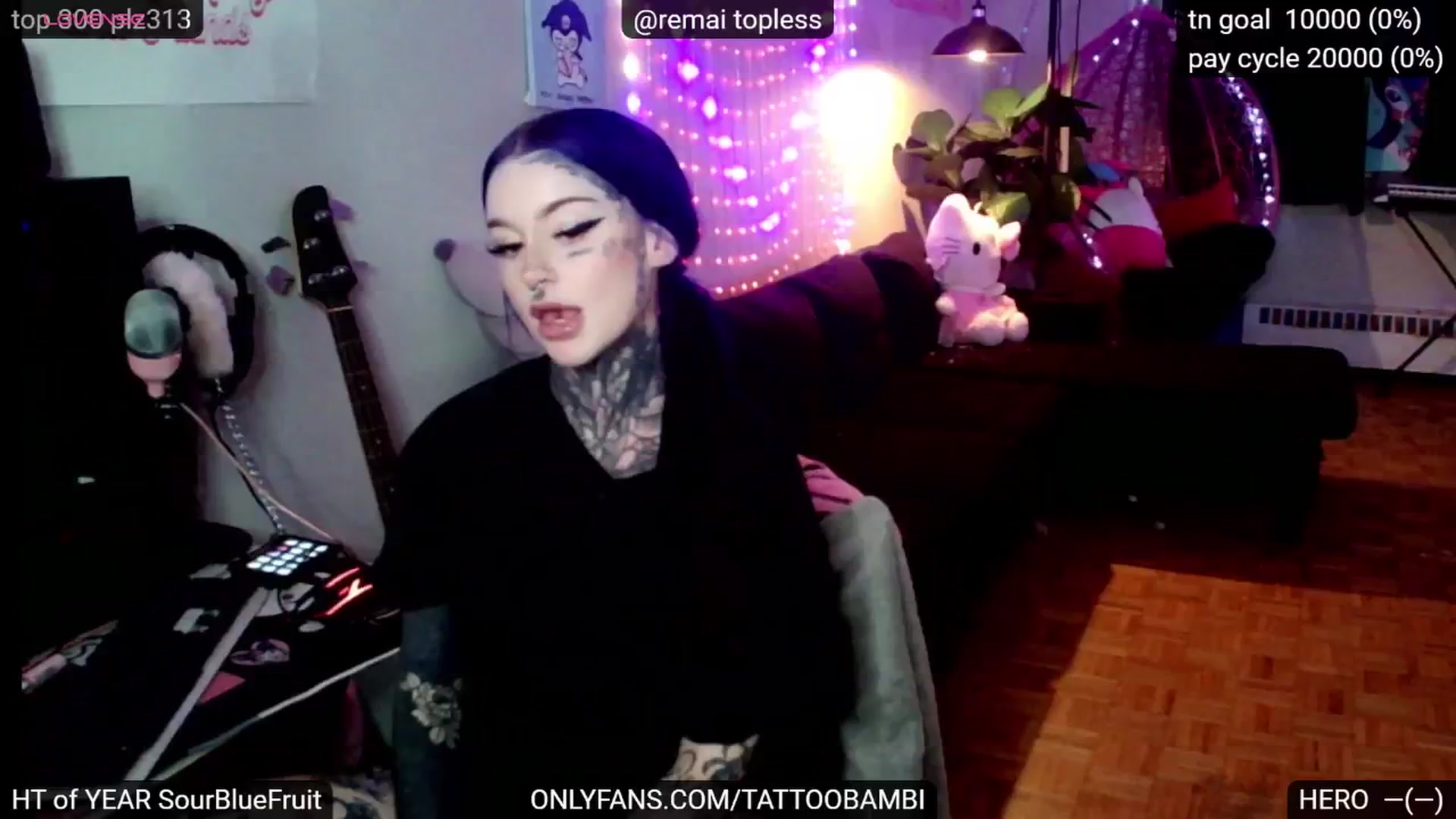 Gallery image thumbnail from Tattoobambi's myfreecams stream on, 12/14/2024, 04:31 image 1 of 20