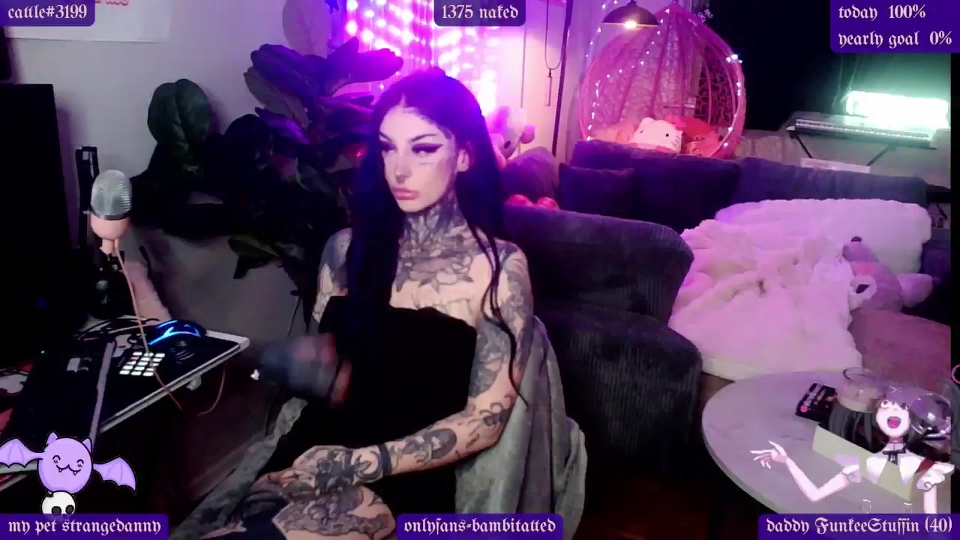 Gallery image thumbnail from Tattoobambi's myfreecams stream on, 01/18/2025, 23:07 image 20 of 20