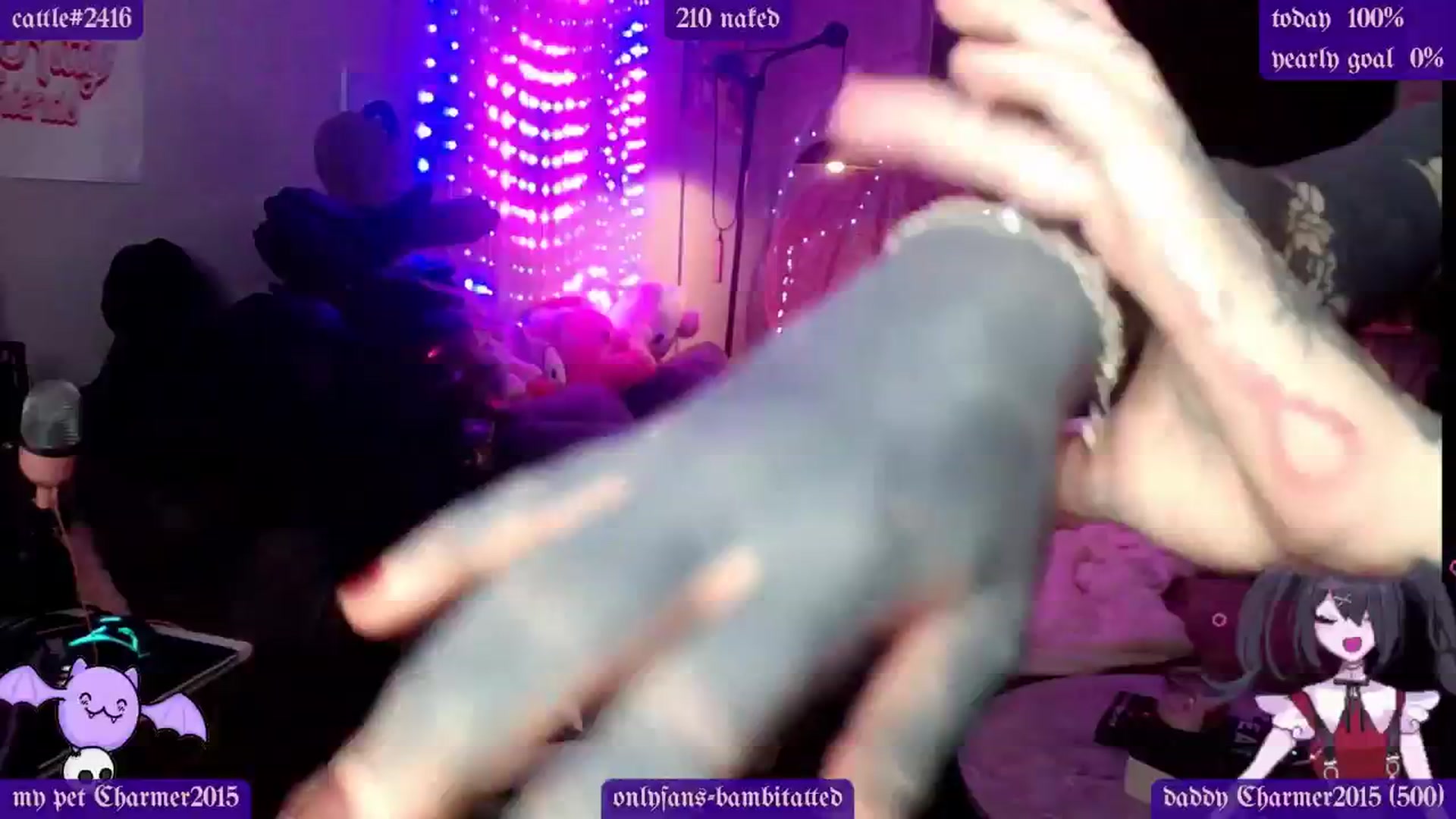 Gallery image thumbnail from Tattoobambi's myfreecams stream on, 01/19/2025, 24:52 image 18 of 20