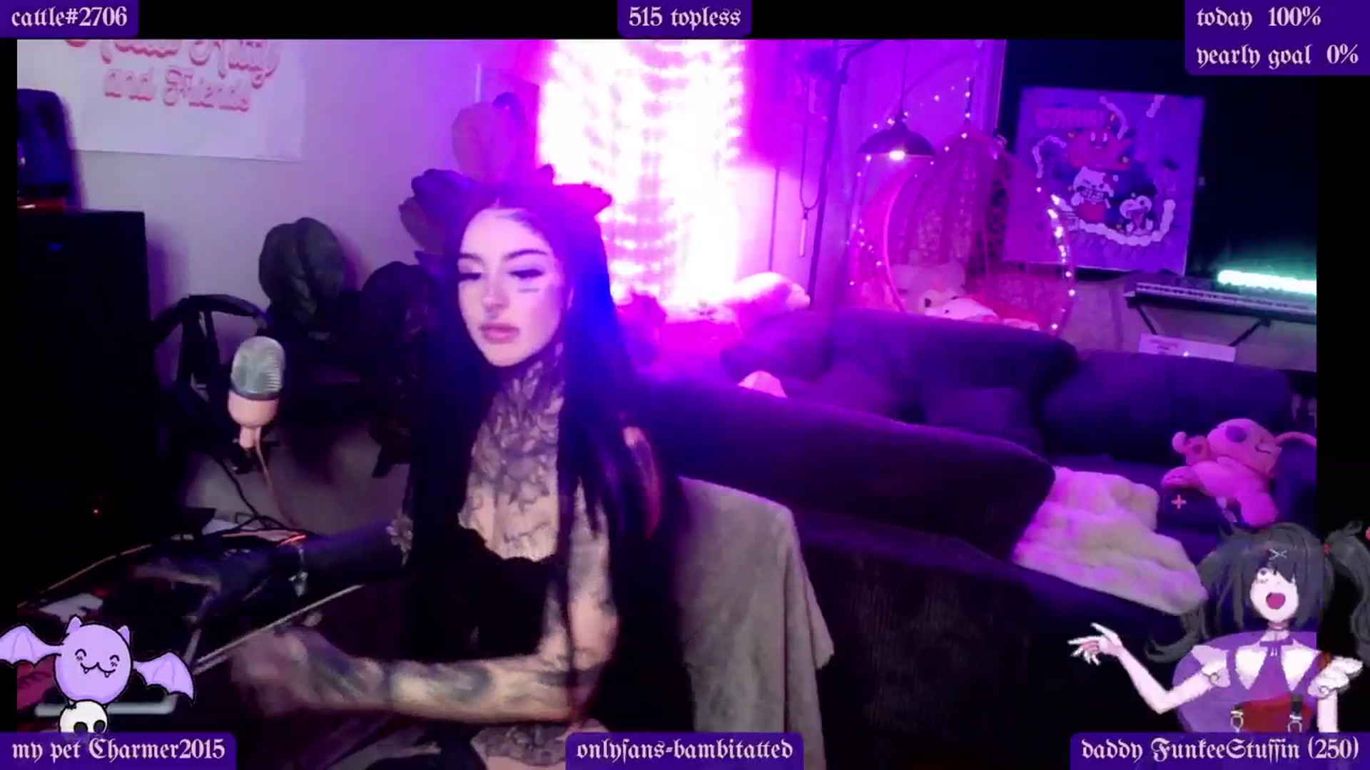 Gallery image thumbnail from Tattoobambi's myfreecams stream on, 01/23/2025, 01:23 image 20 of 20