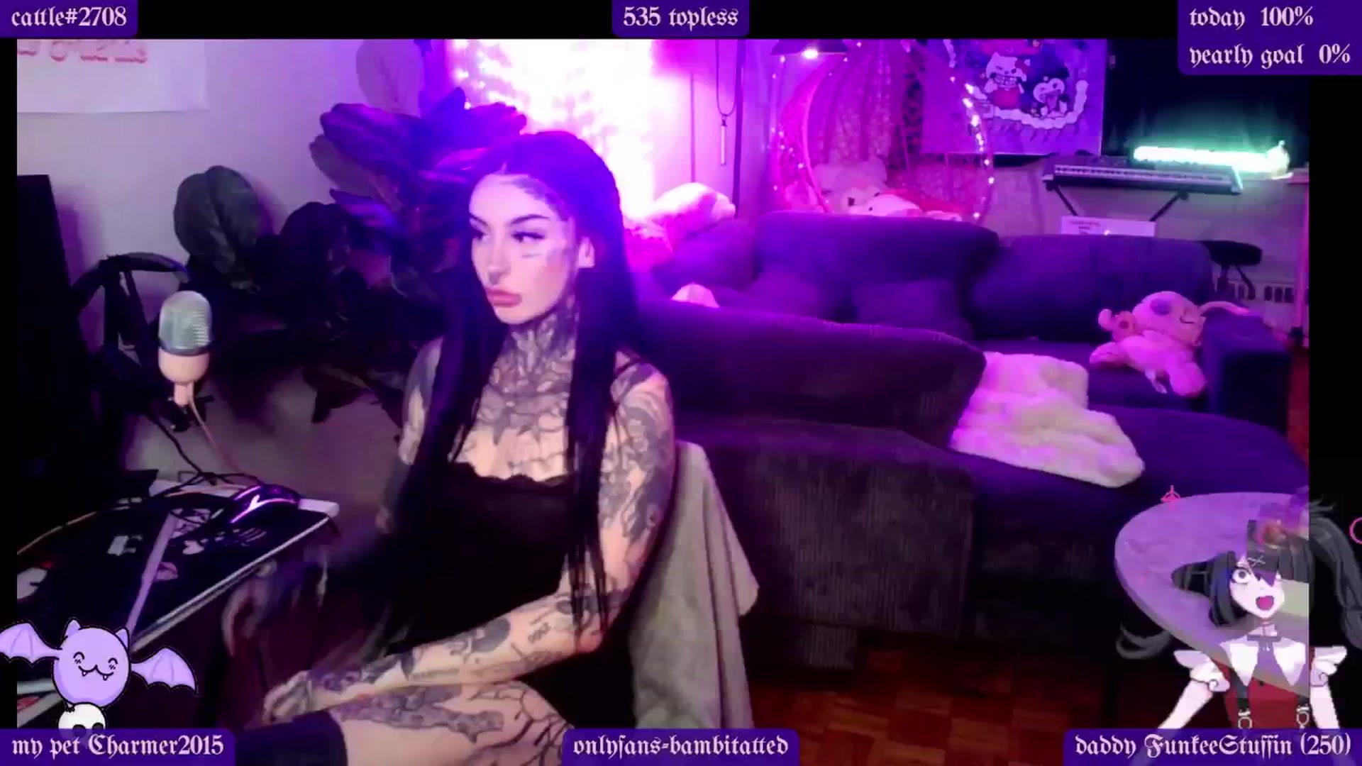 Gallery image thumbnail from Tattoobambi's myfreecams stream on, 01/23/2025, 01:23 image 16 of 20