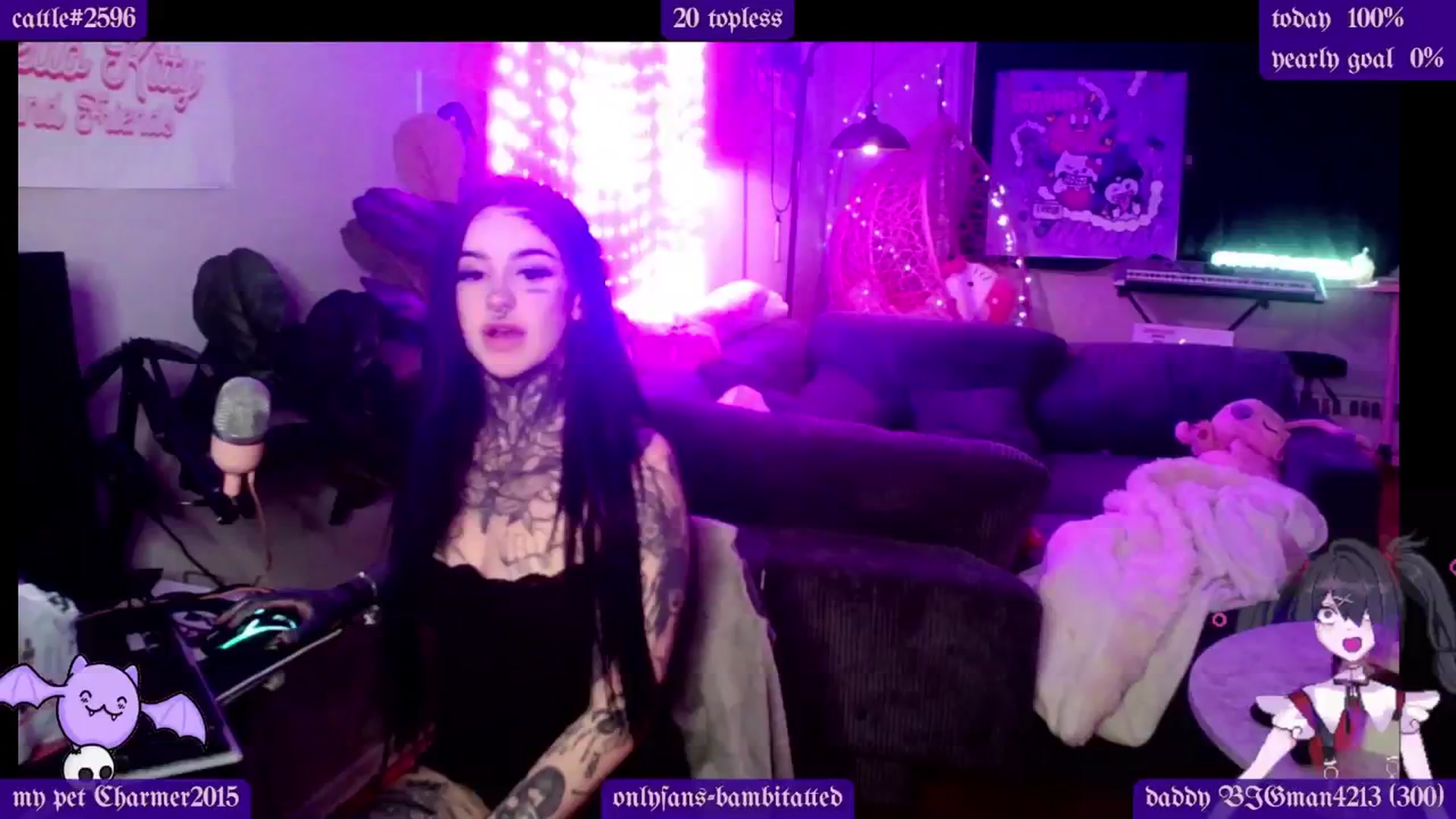 Gallery image thumbnail from Tattoobambi's myfreecams stream on, 01/23/2025, 02:39 image 20 of 20