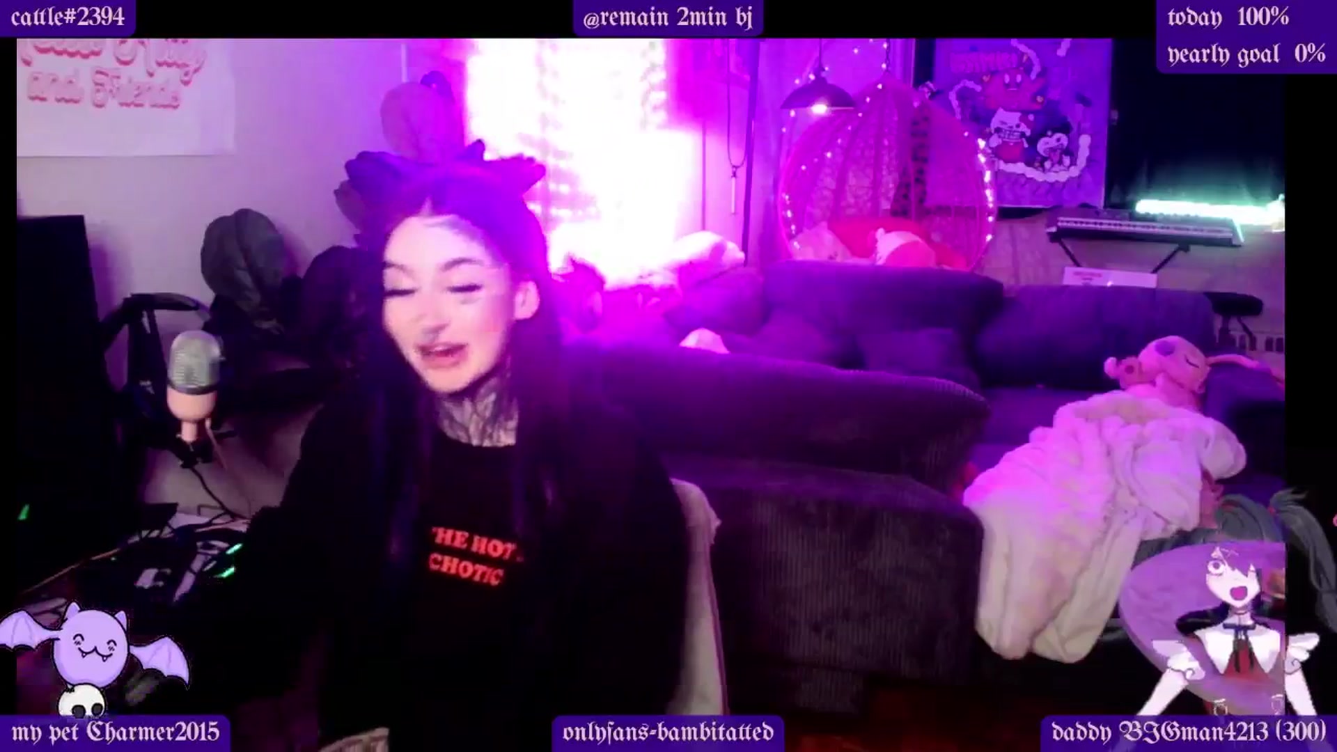 Gallery image thumbnail from Tattoobambi's myfreecams stream on, 01/23/2025, 04:41 image 17 of 20