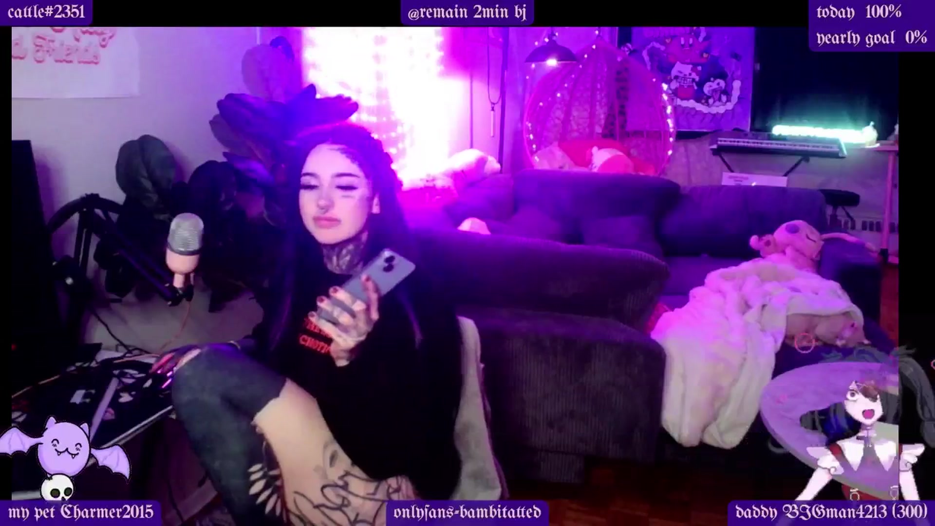 Gallery image thumbnail from Tattoobambi's myfreecams stream on, 01/23/2025, 04:41 image 20 of 20