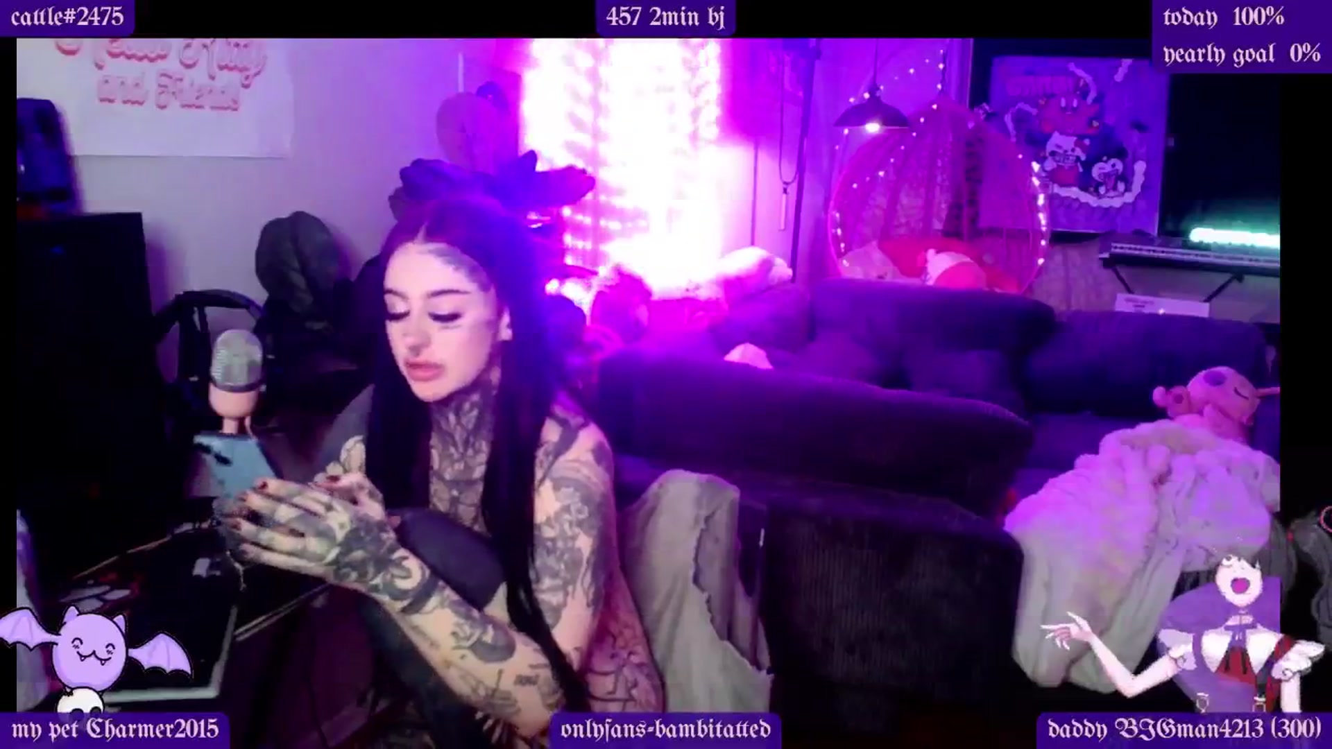 Gallery image thumbnail from Tattoobambi's myfreecams stream on, 01/23/2025, 04:41 image 11 of 20