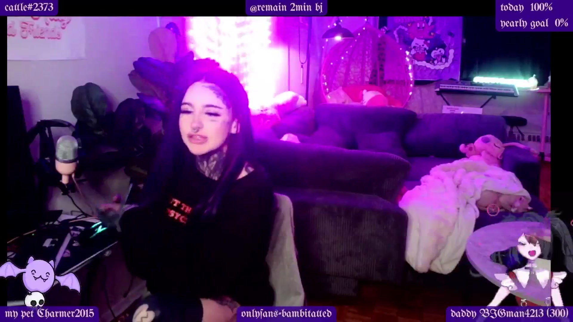 Gallery image thumbnail from Tattoobambi's myfreecams stream on, 01/23/2025, 04:41 image 19 of 20