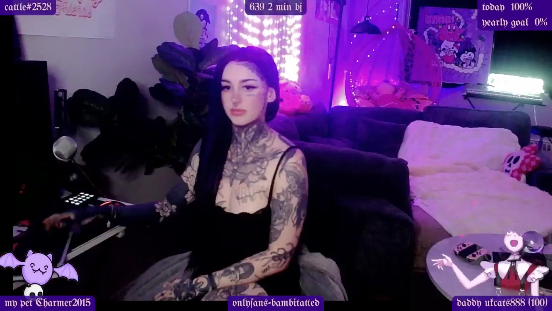 Gallery image thumbnail from Tattoobambi's myfreecams stream on, 01/26/2025, 03:46 image 6 of 20