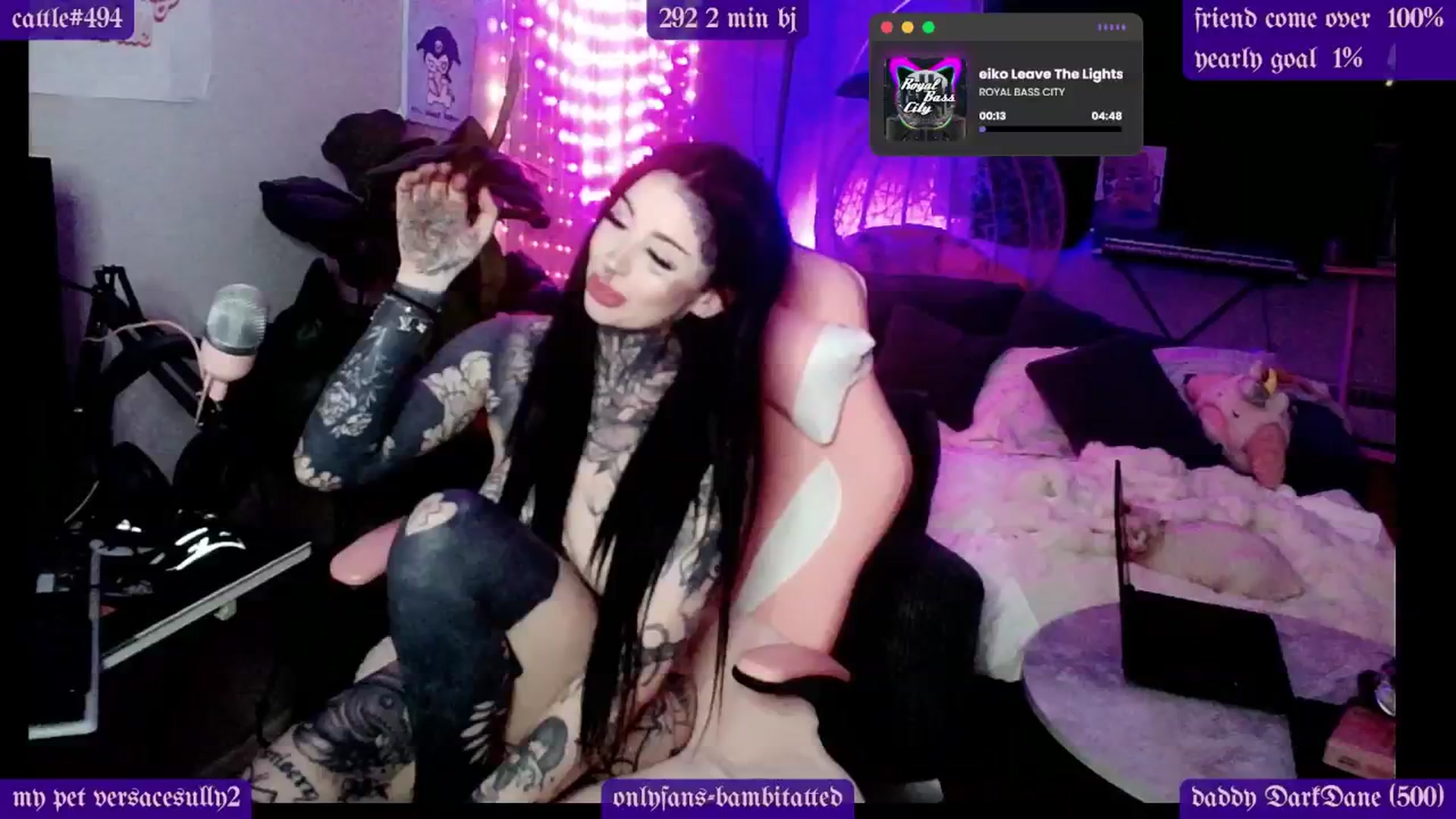 Gallery image thumbnail from Tattoobambi's myfreecams stream on, 02/05/2025, 05:16 image 16 of 20