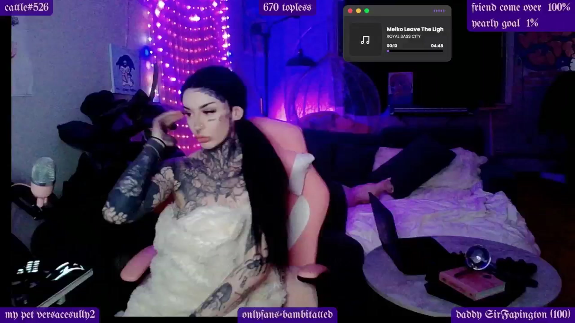 Gallery image thumbnail from Tattoobambi's myfreecams stream on, 02/06/2025, 03:39 image 12 of 20