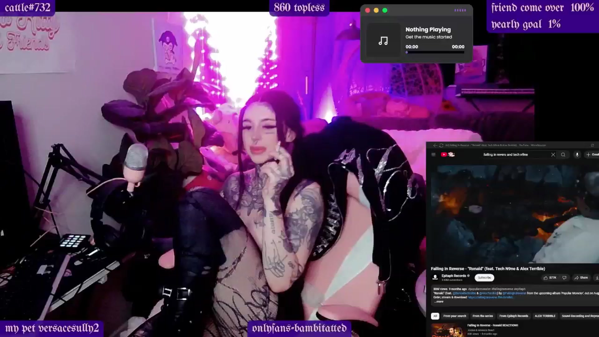Gallery image thumbnail from Tattoobambi's myfreecams stream on, 02/09/2025, 04:17 image 15 of 20