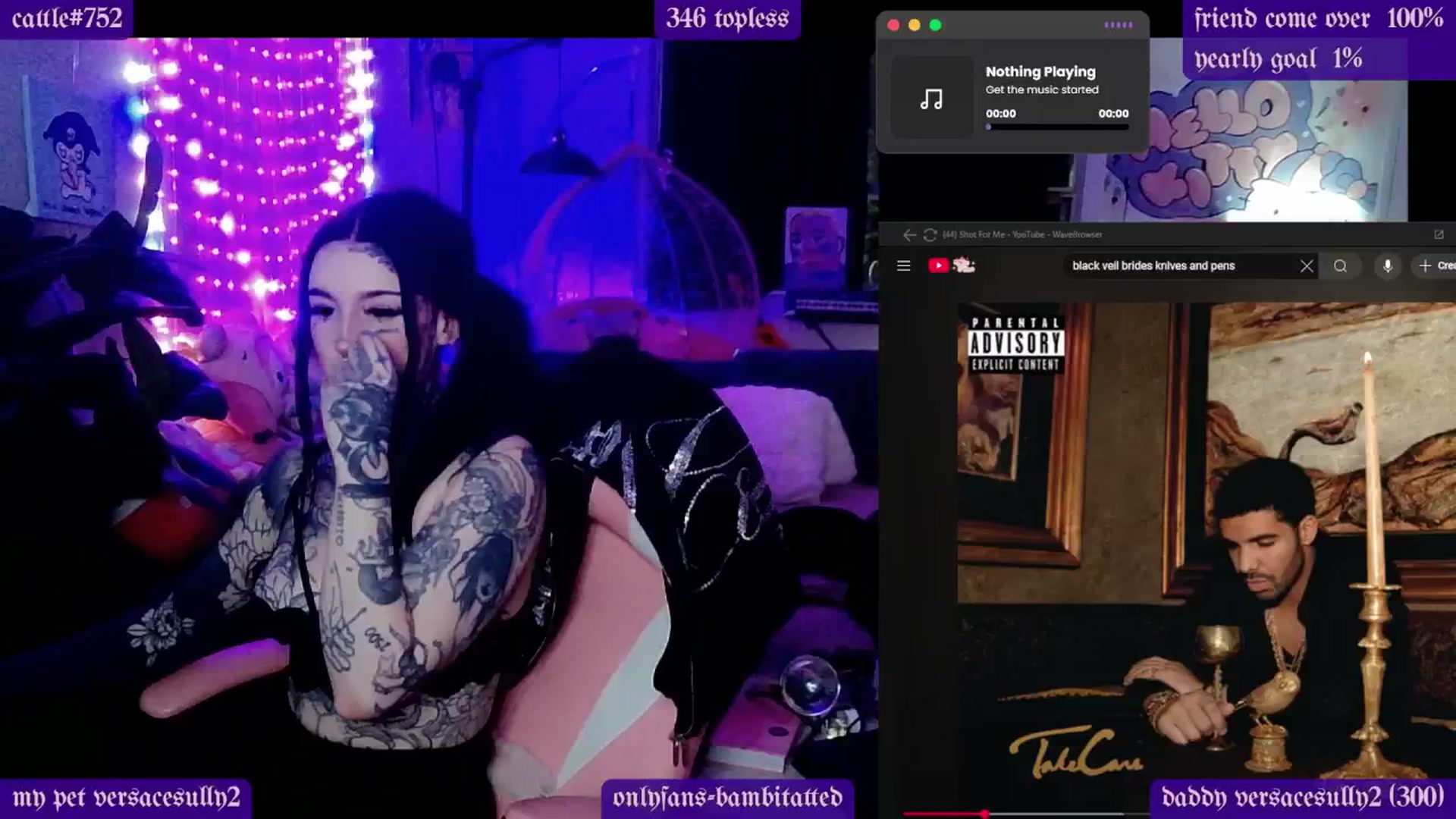 Gallery image thumbnail from Tattoobambi's myfreecams stream on, 02/09/2025, 04:17 image 11 of 20