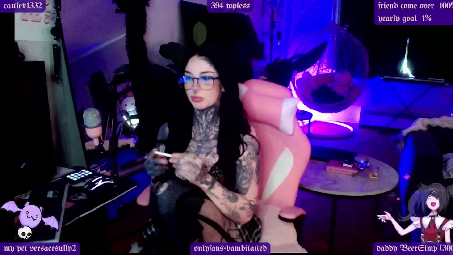 Gallery image thumbnail from Tattoobambi's myfreecams stream on, 02/20/2025, 24:59 image 9 of 20