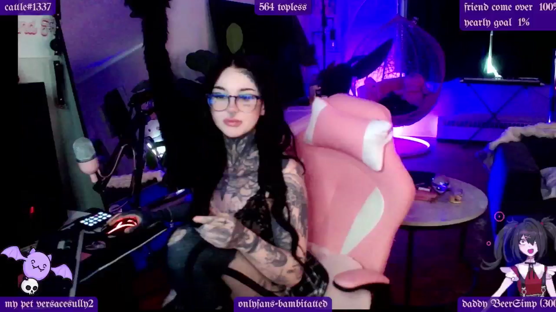 Gallery image thumbnail from Tattoobambi's myfreecams stream on, 02/20/2025, 24:59 image 1 of 20