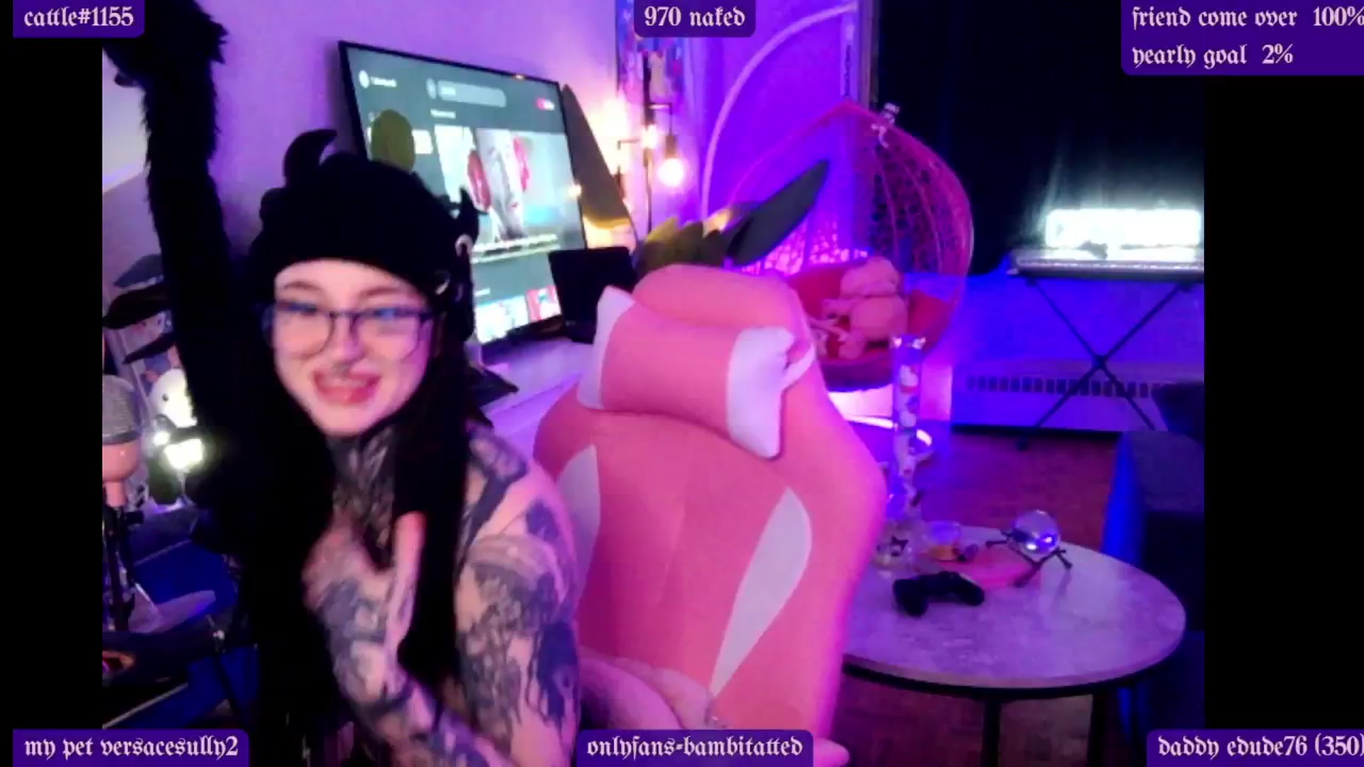 Gallery image thumbnail from Tattoobambi's myfreecams stream on, 02/23/2025, 04:50 image 8 of 20