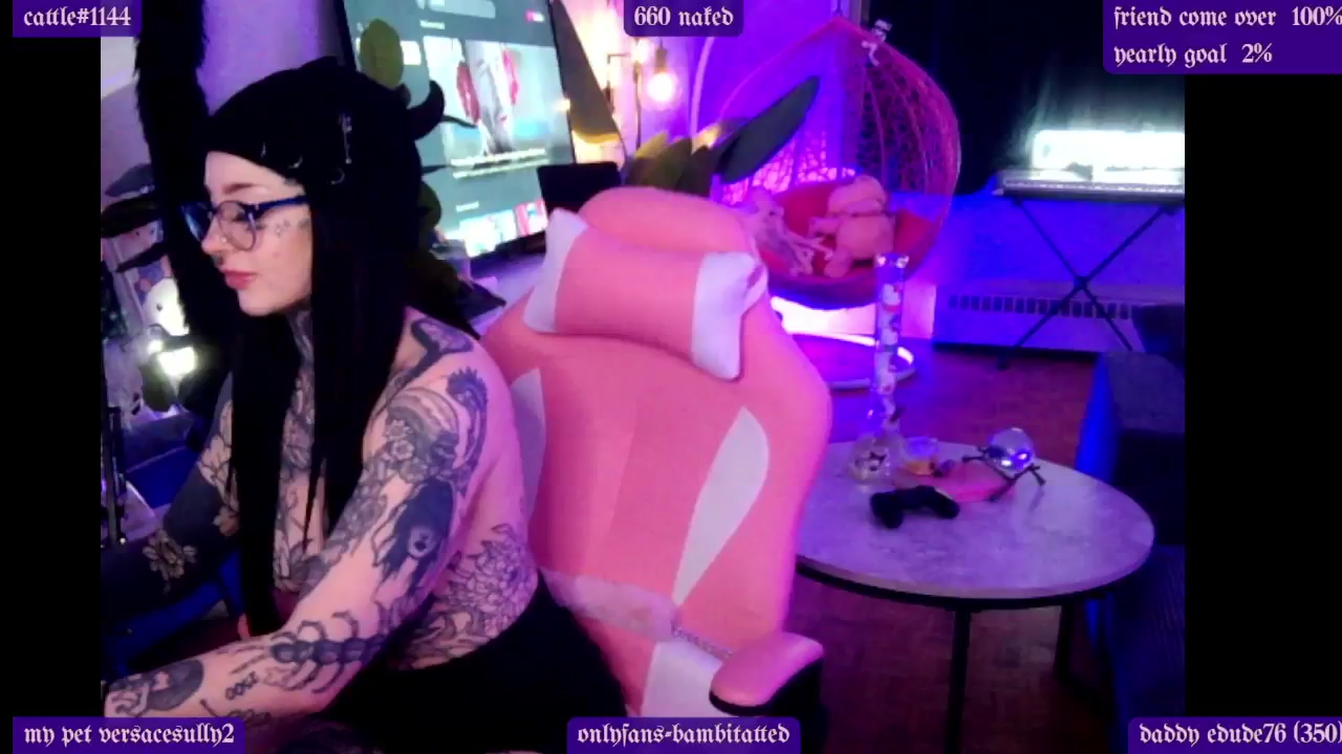 Gallery image thumbnail from Tattoobambi's myfreecams stream on, 02/23/2025, 04:50 image 9 of 20
