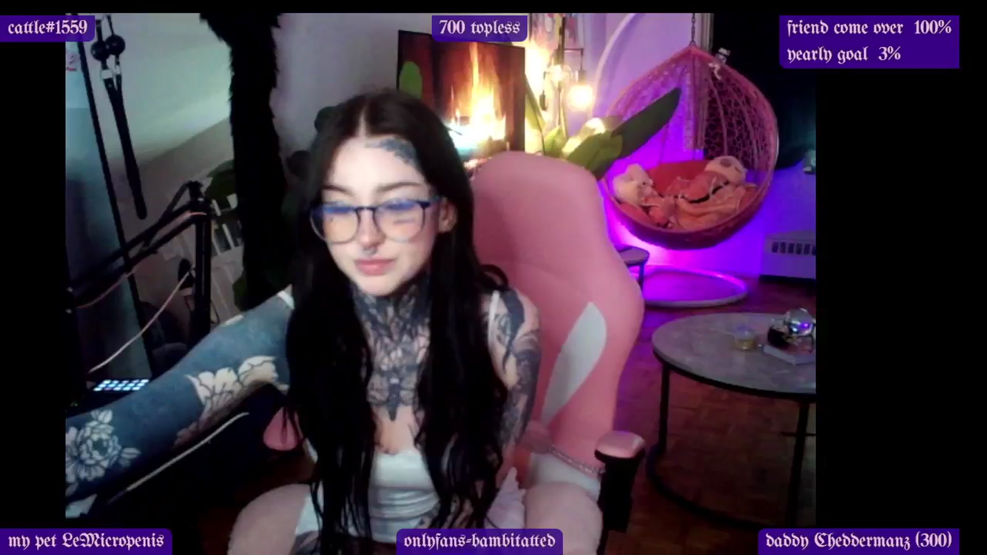 Gallery image thumbnail from Tattoobambi's myfreecams stream on, 03/05/2025, 03:48 image 2 of 20