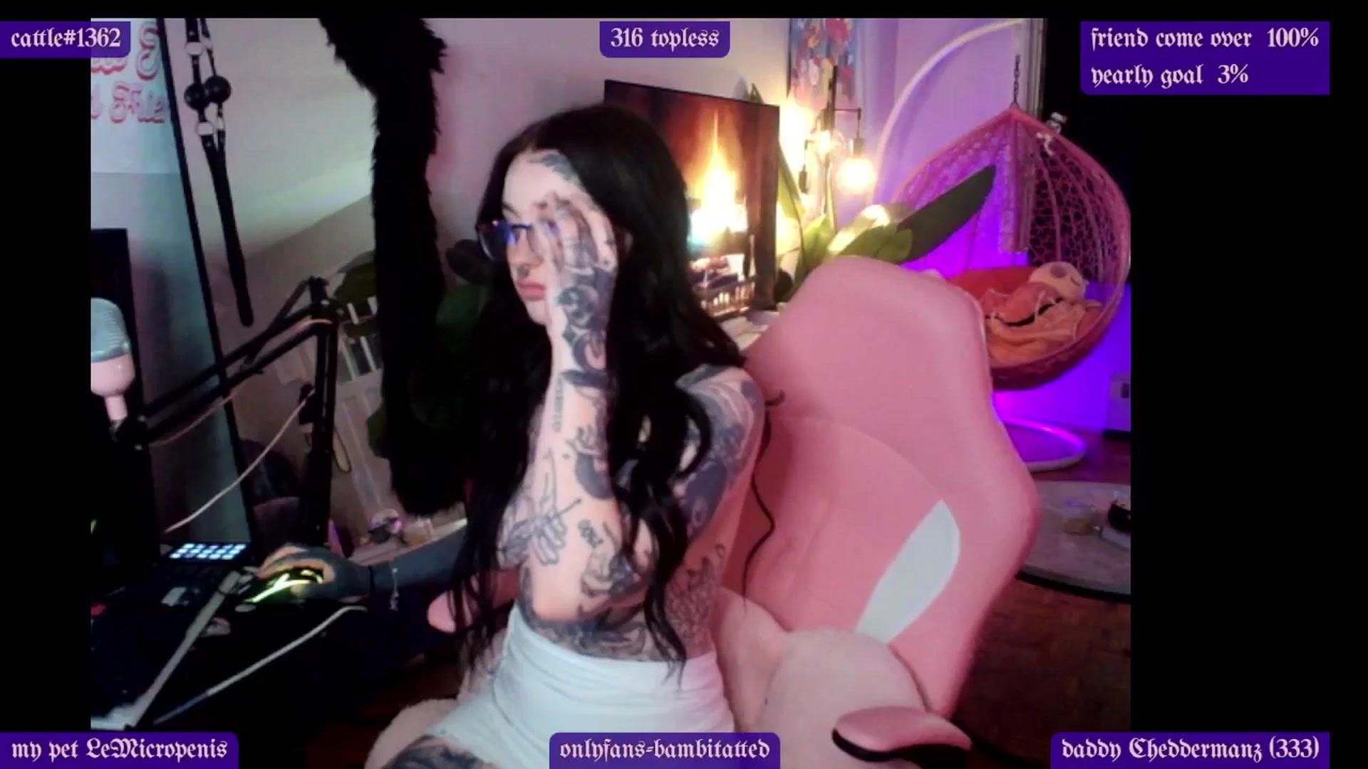 Gallery image thumbnail from Tattoobambi's myfreecams stream on, 03/05/2025, 03:48 image 6 of 20