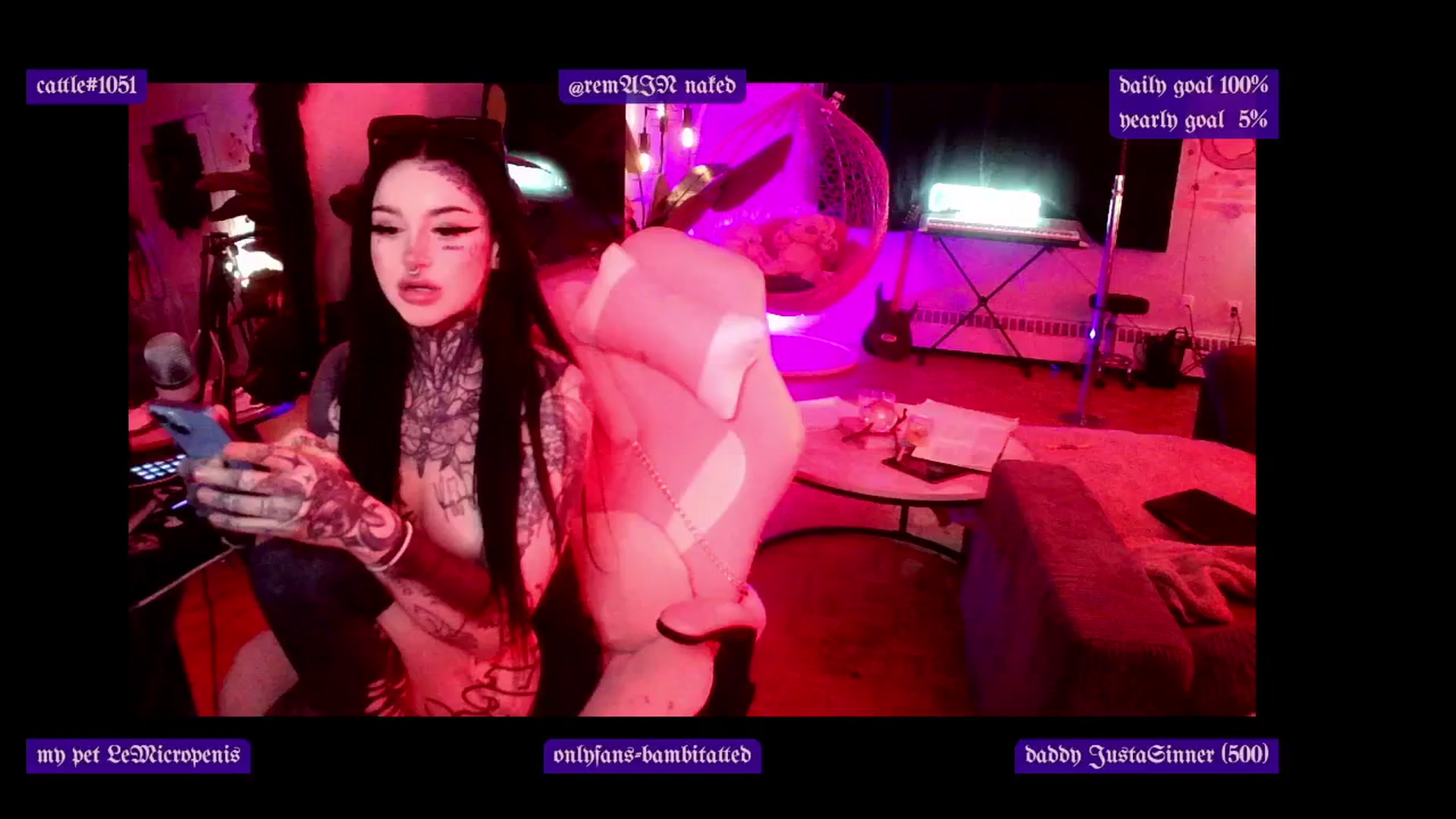 Gallery image thumbnail from Tattoobambi's myfreecams stream on, 03/18/2025, 05:50 image 5 of 20