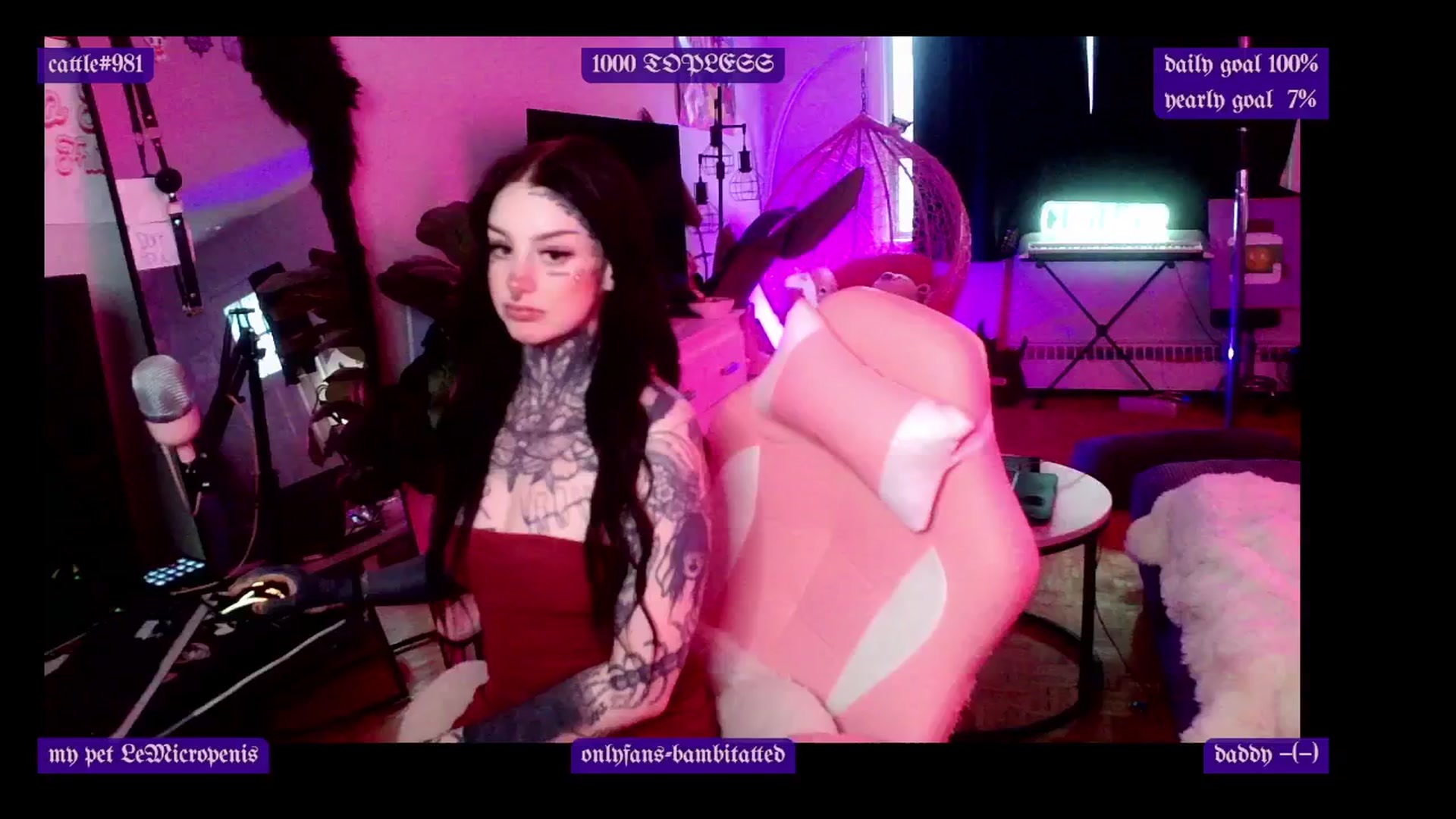 Gallery image thumbnail from Tattoobambi's myfreecams stream on, 04/09/2025, 23:24 image 18 of 20