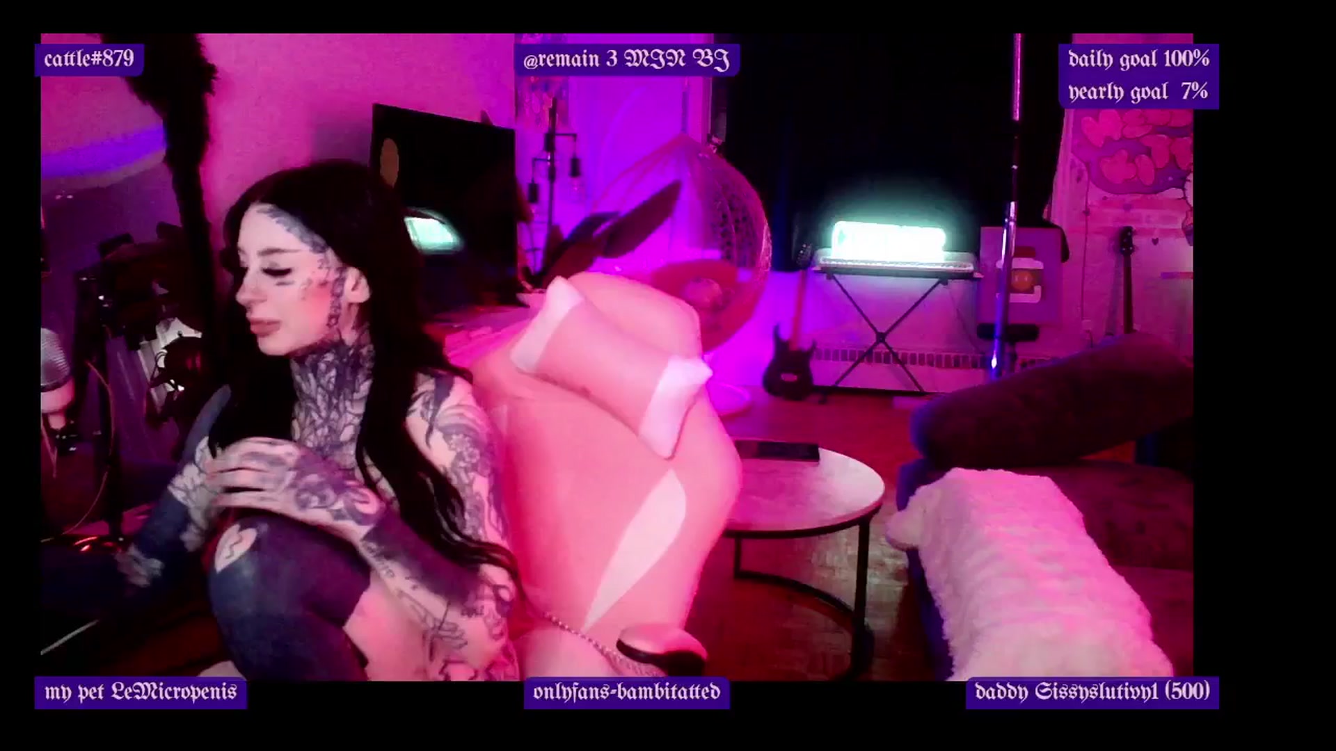 Gallery image thumbnail from Tattoobambi's myfreecams stream on, 04/10/2025, 03:04 image 5 of 20