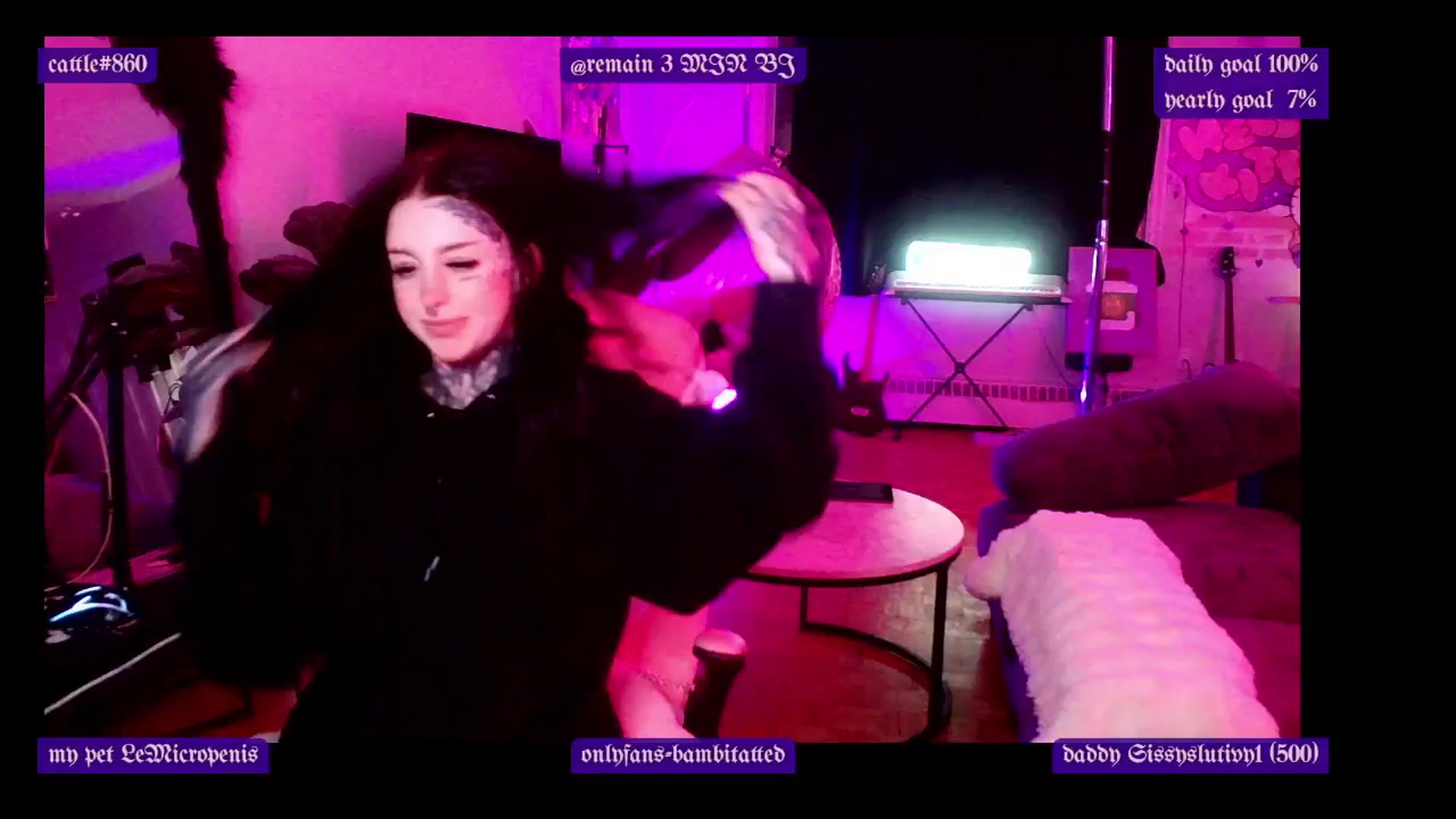 Gallery image thumbnail from Tattoobambi's myfreecams stream on, 04/10/2025, 03:04 image 16 of 20