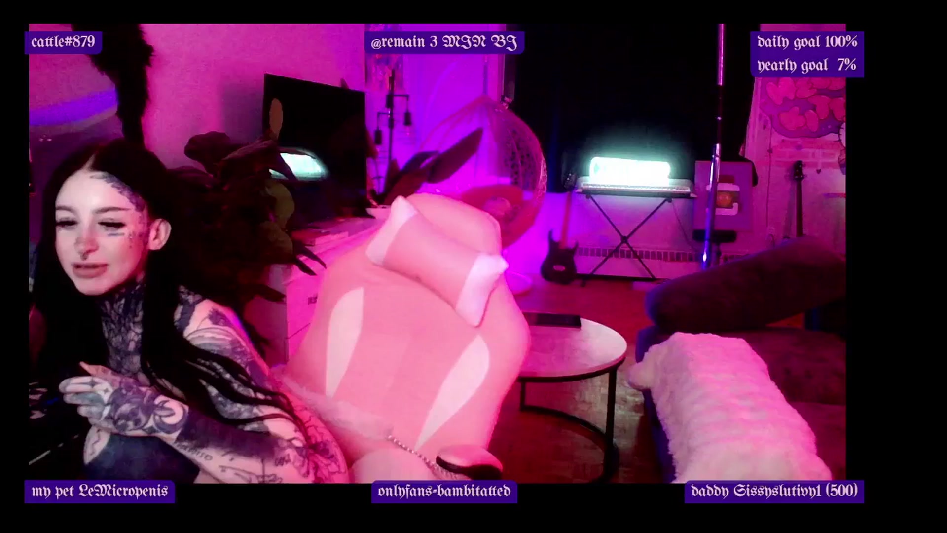Gallery image thumbnail from Tattoobambi's myfreecams stream on, 04/10/2025, 03:04 image 7 of 20