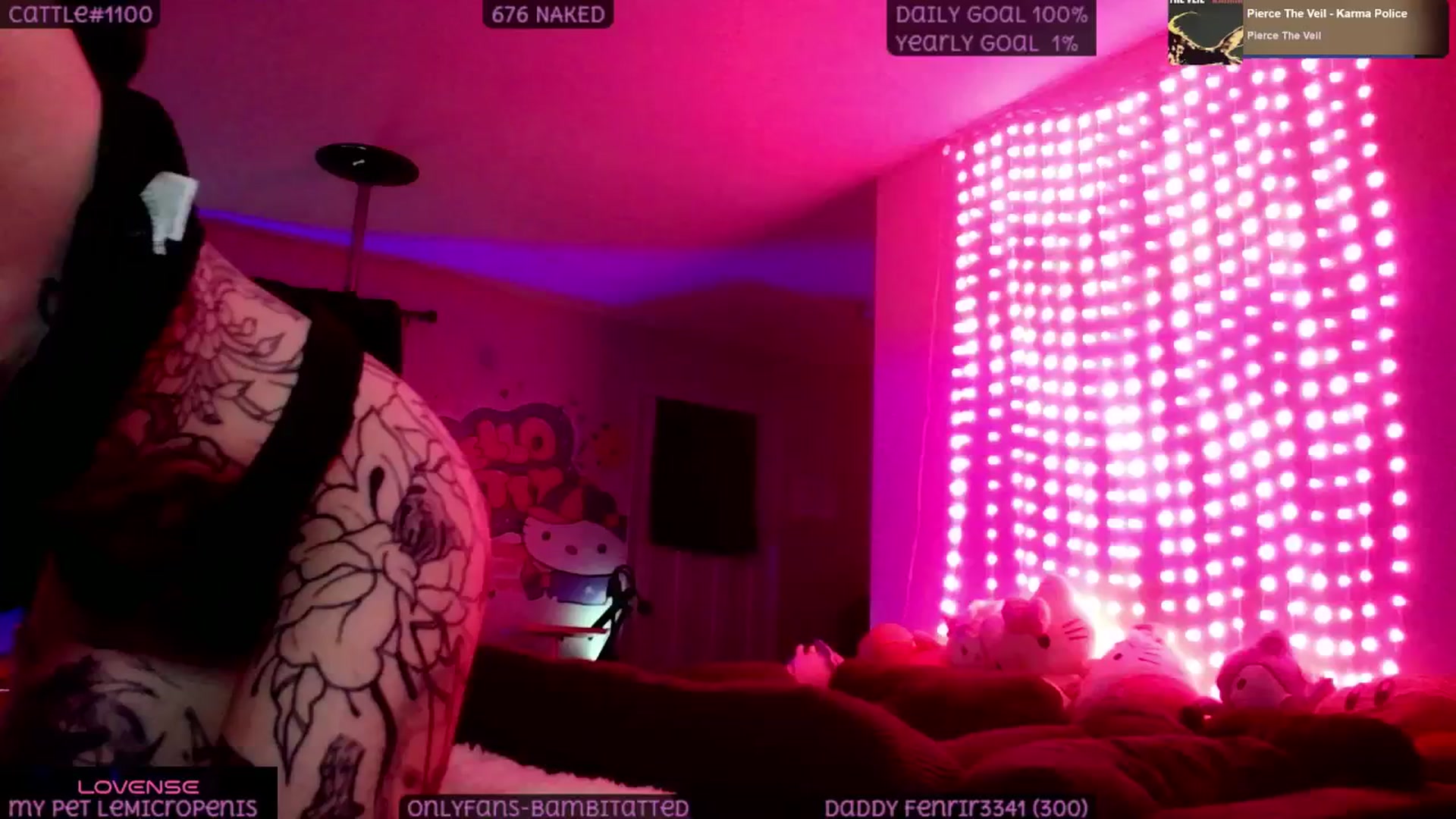 Gallery image thumbnail from Tattoobambi's myfreecams stream on, 04/25/2025, 05:01 image 4 of 20