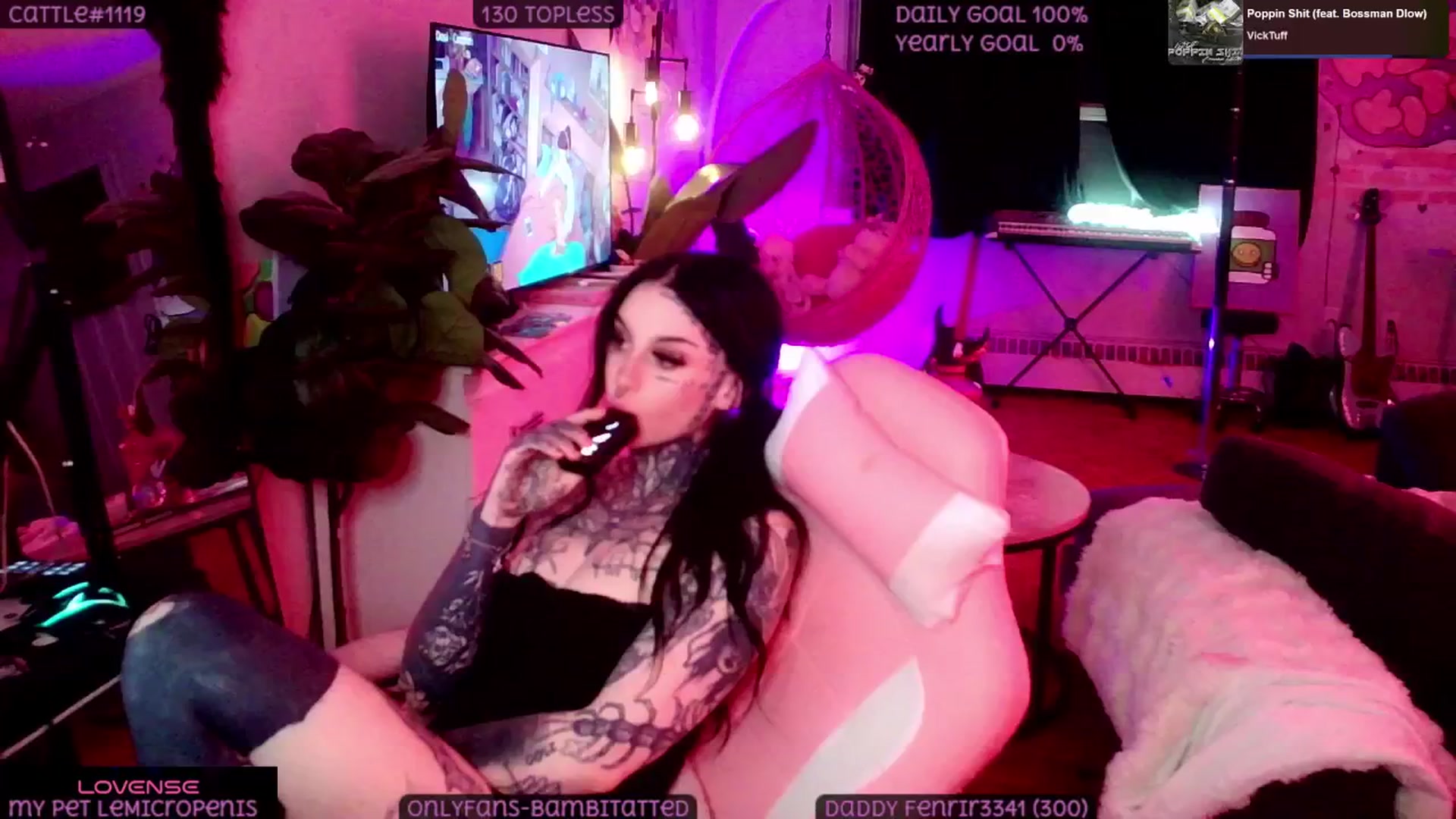 Gallery image thumbnail from Tattoobambi's myfreecams stream on, 04/25/2025, 05:01 image 1 of 20
