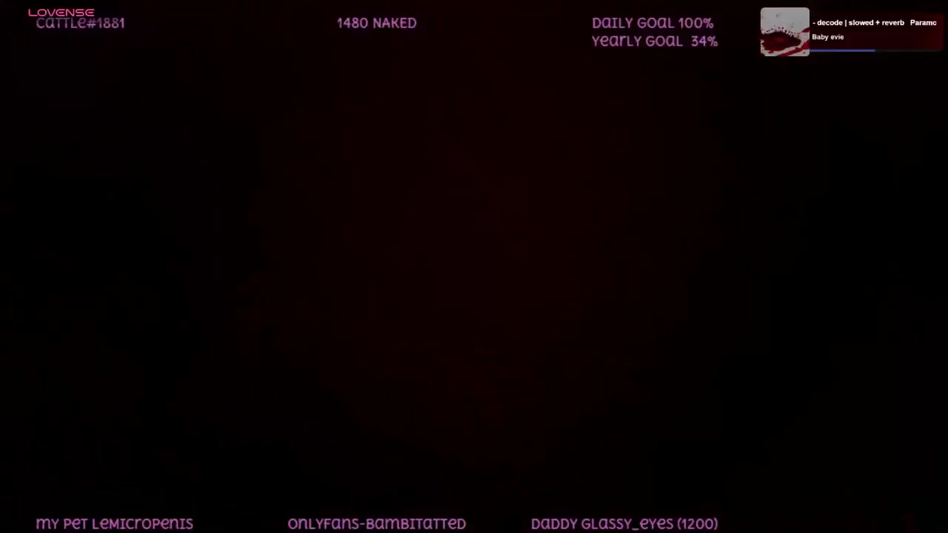 Gallery image thumbnail from Tattoobambi's myfreecams stream on, 05/03/2025, 23:39 image 12 of 20