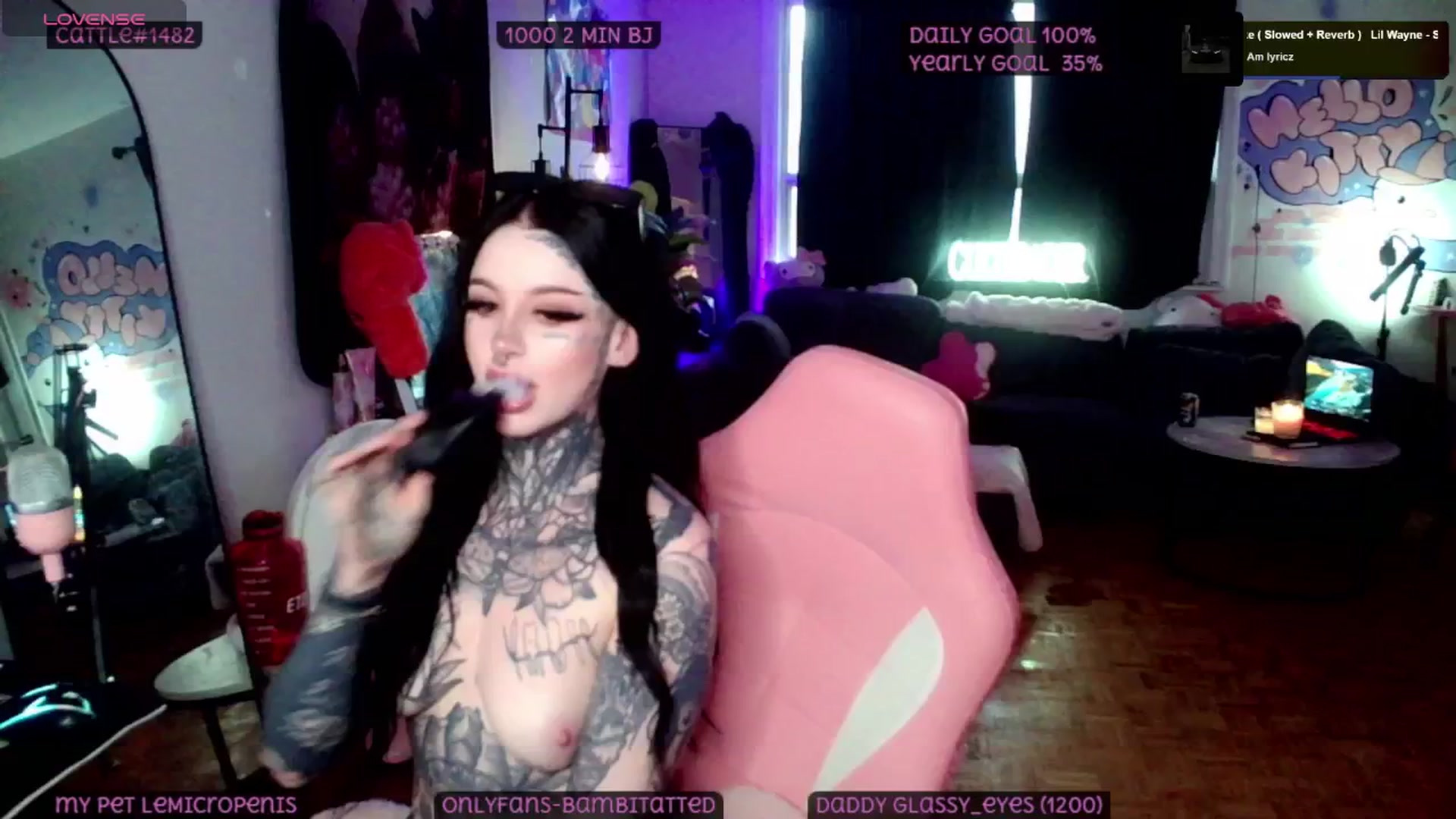 Gallery image thumbnail from Tattoobambi's myfreecams stream on, 05/04/2025, 24:21 image 2 of 20