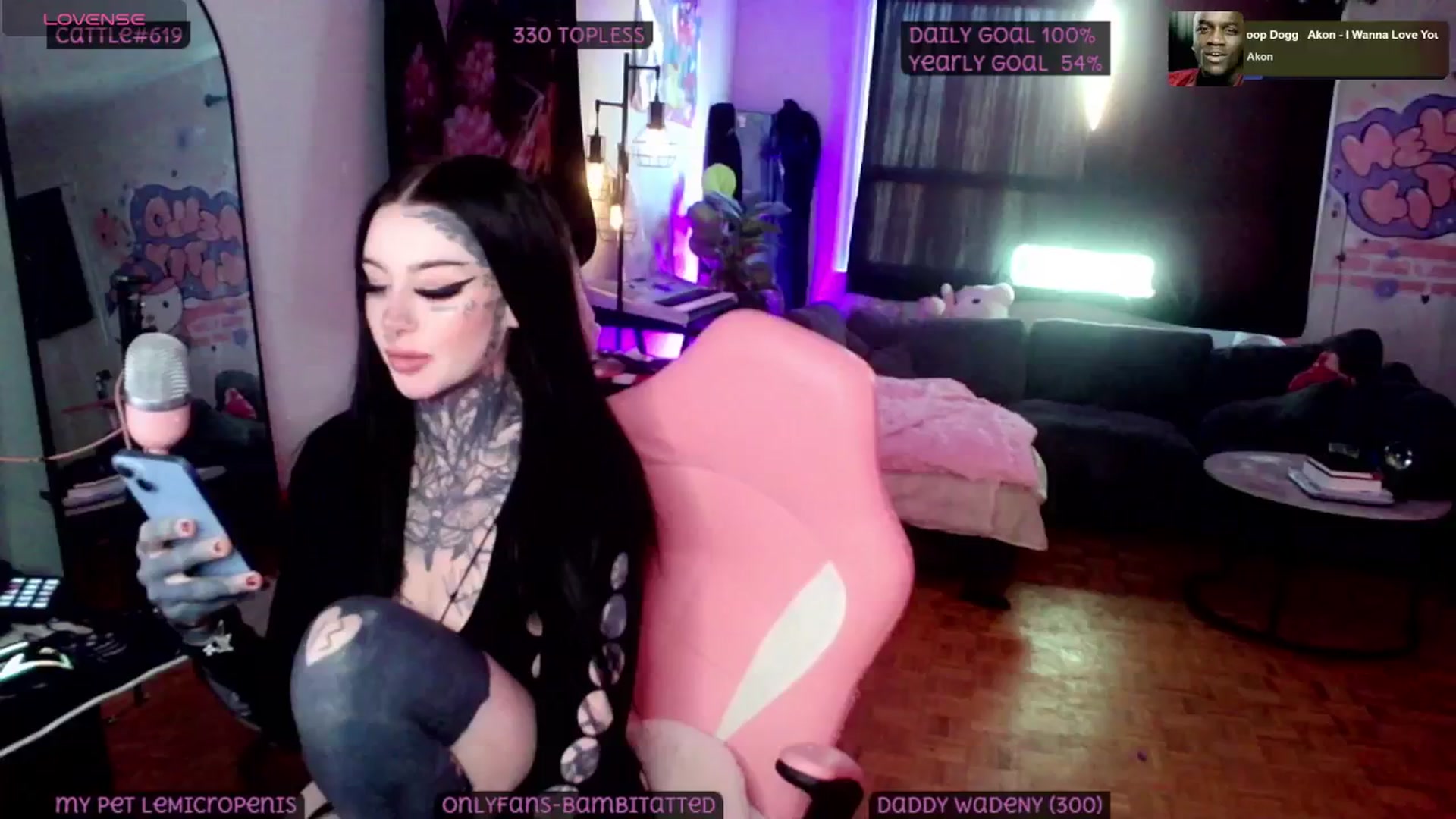 Gallery image thumbnail from Tattoobambi's myfreecams stream on, 05/10/2025, 24:01 image 2 of 20