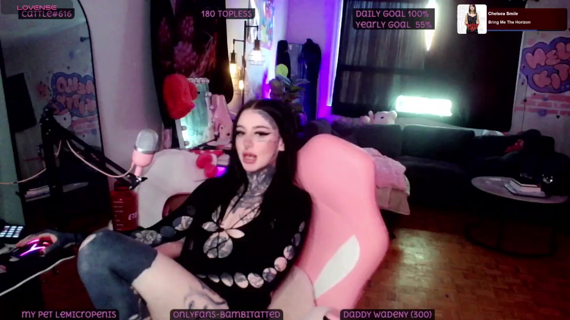 Gallery image thumbnail from Tattoobambi's myfreecams stream on, 05/10/2025, 24:01 image 8 of 20