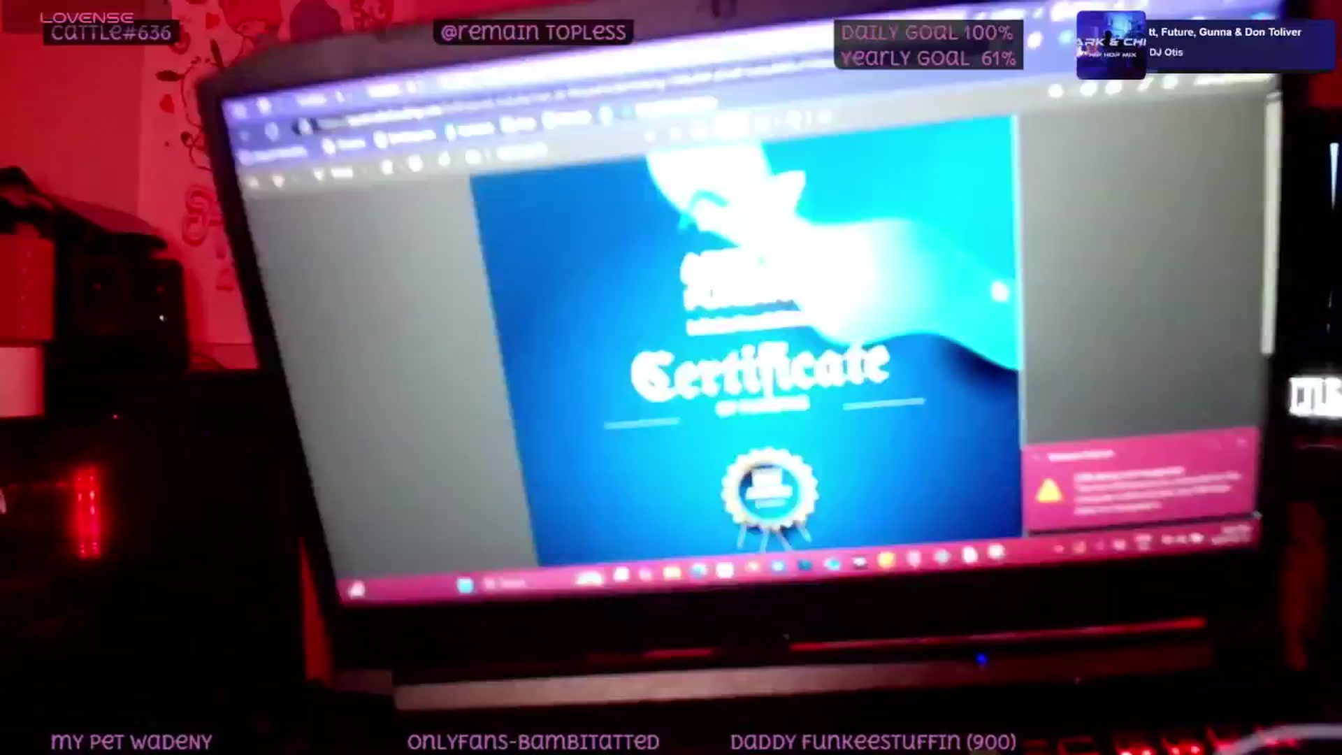 Gallery image thumbnail from Tattoobambi's myfreecams stream on, 05/14/2025, 01:43 image 4 of 20