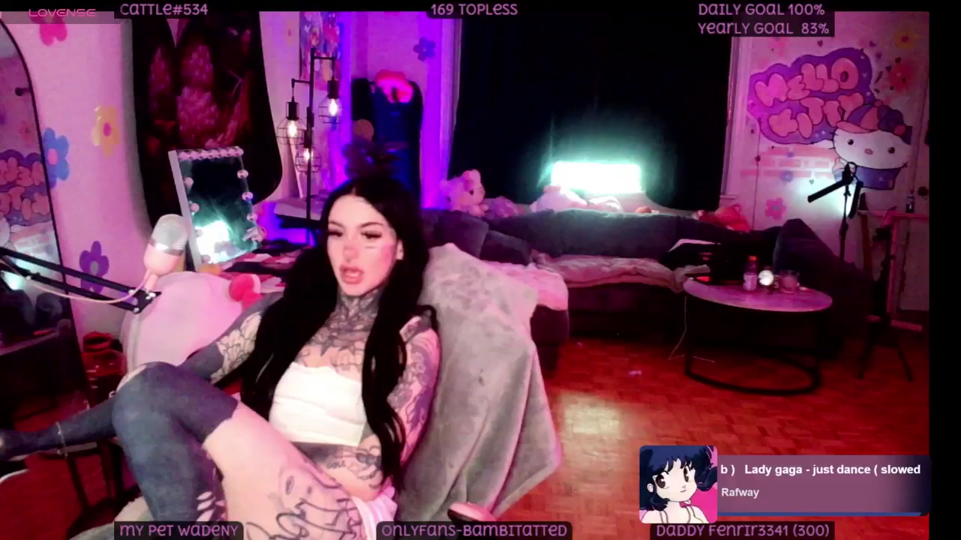 Gallery image thumbnail from Tattoobambi's myfreecams stream on, 05/21/2025, 03:20 image 8 of 20