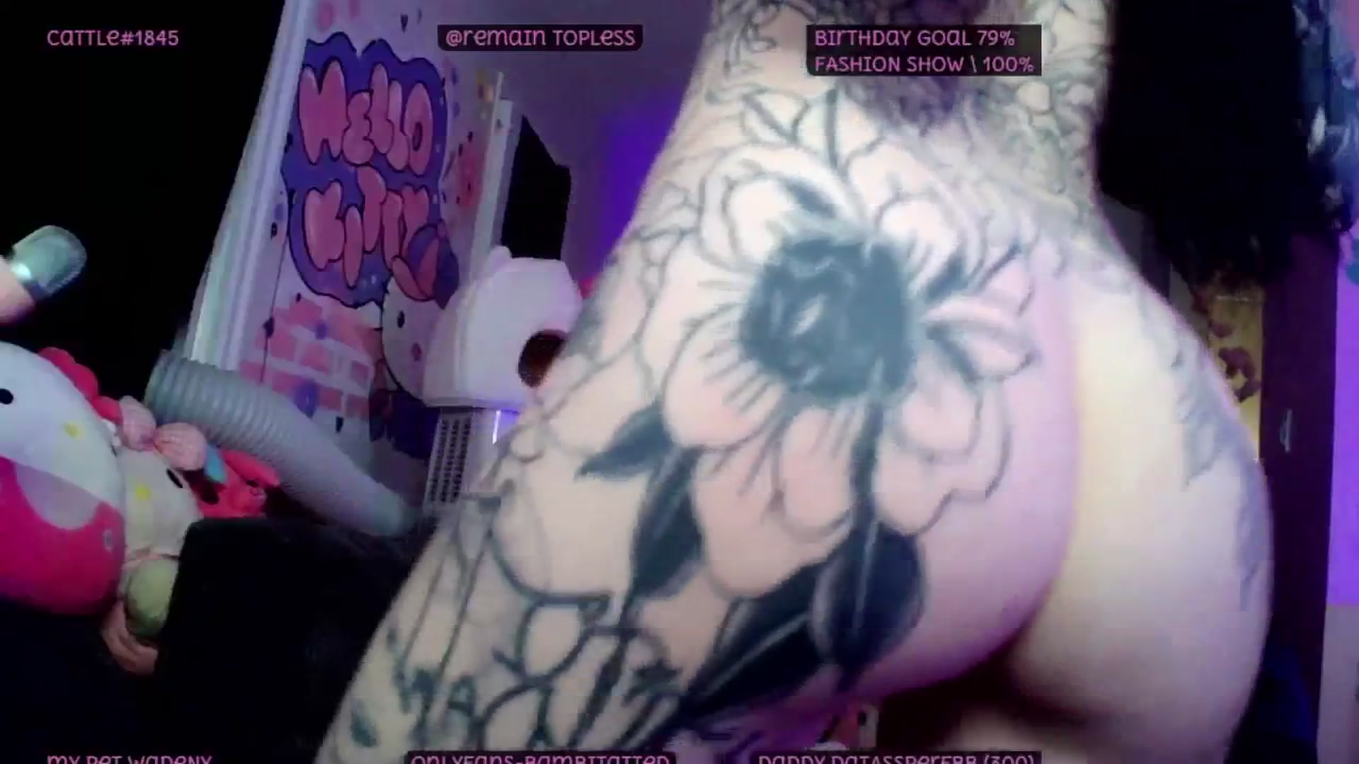 Gallery image thumbnail from Tattoobambi's myfreecams stream on, 07/11/2025, 04:47 image 8 of 20